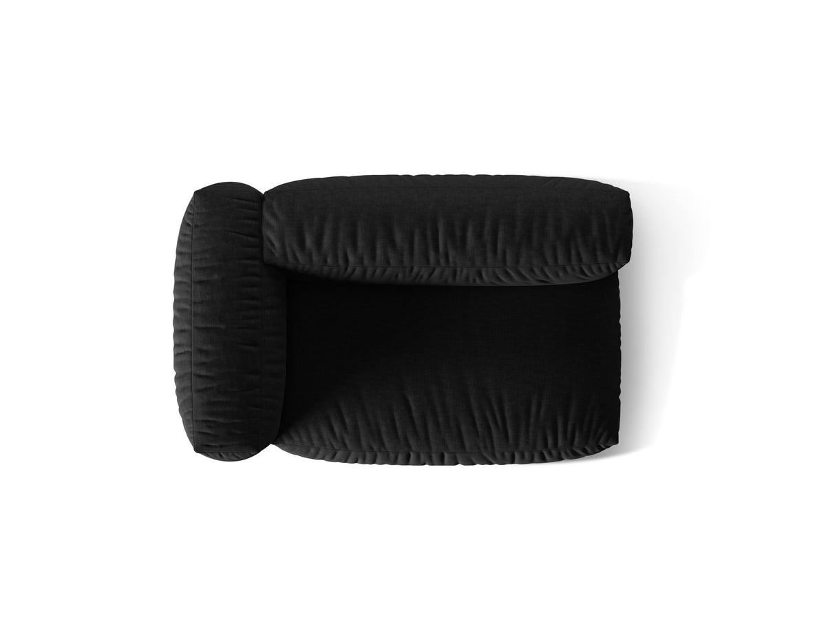Martina Modul links 1 Sitzer in Black-Boston präsentiert im Onlineshop von KAQTU Design AG. Modulares Sofa ist von Micadoni