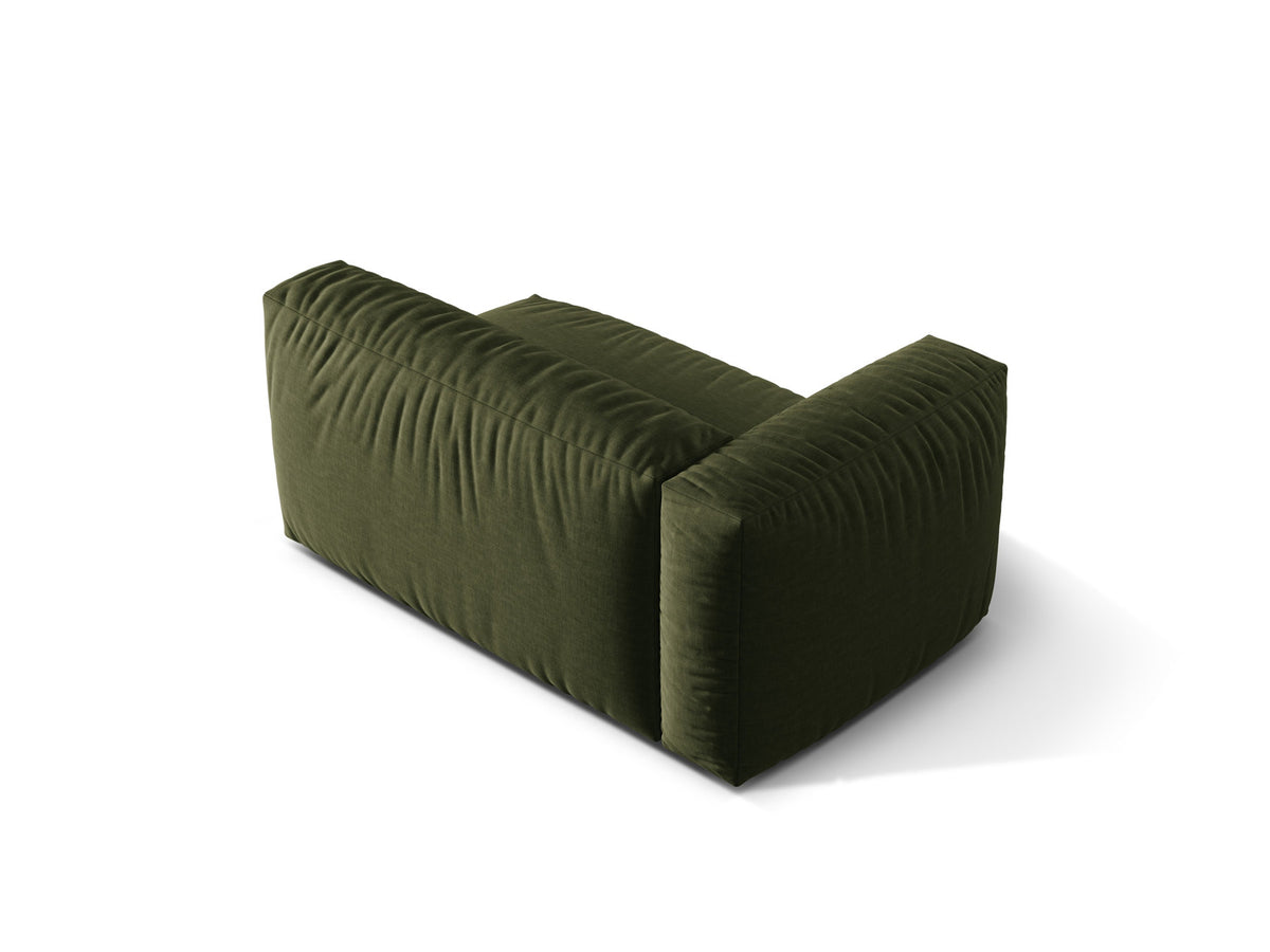 Martina Modul links 1 Sitzer in Green-Boston präsentiert im Onlineshop von KAQTU Design AG. Modulares Sofa ist von Micadoni