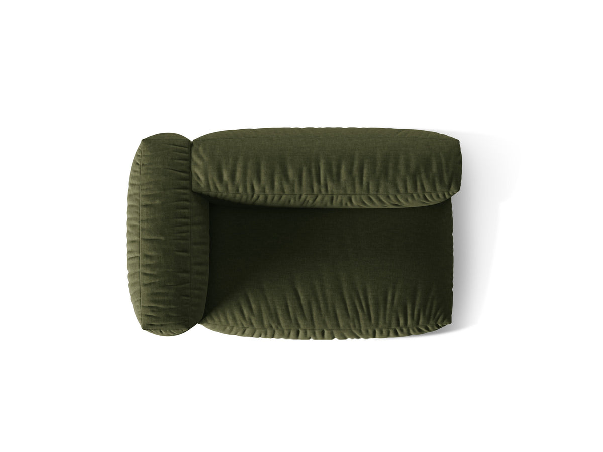 Martina Modul links 1 Sitzer in Green-Boston präsentiert im Onlineshop von KAQTU Design AG. Modulares Sofa ist von Micadoni