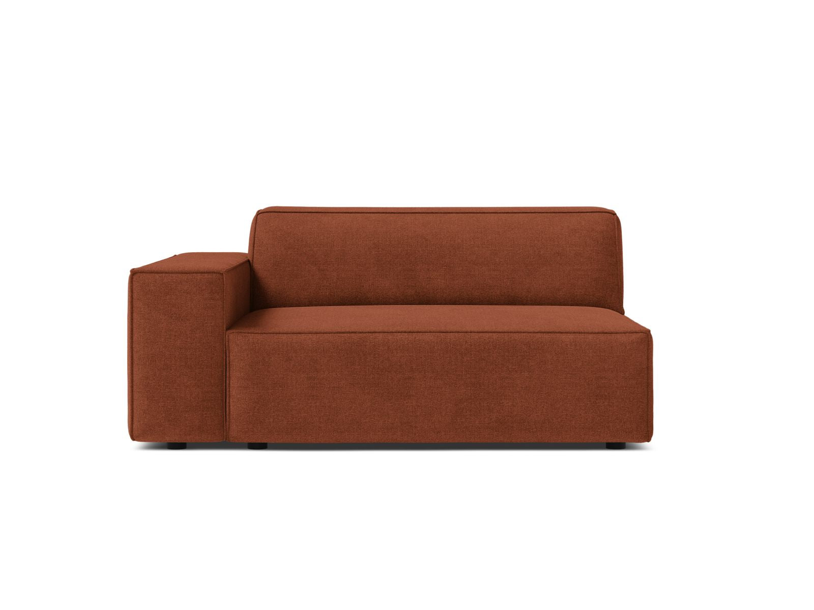 1-Sitzer Modul links Jodie in Brick-Liberty präsentiert im Onlineshop von KAQTU Design AG. Modulares Sofa ist von Micadoni