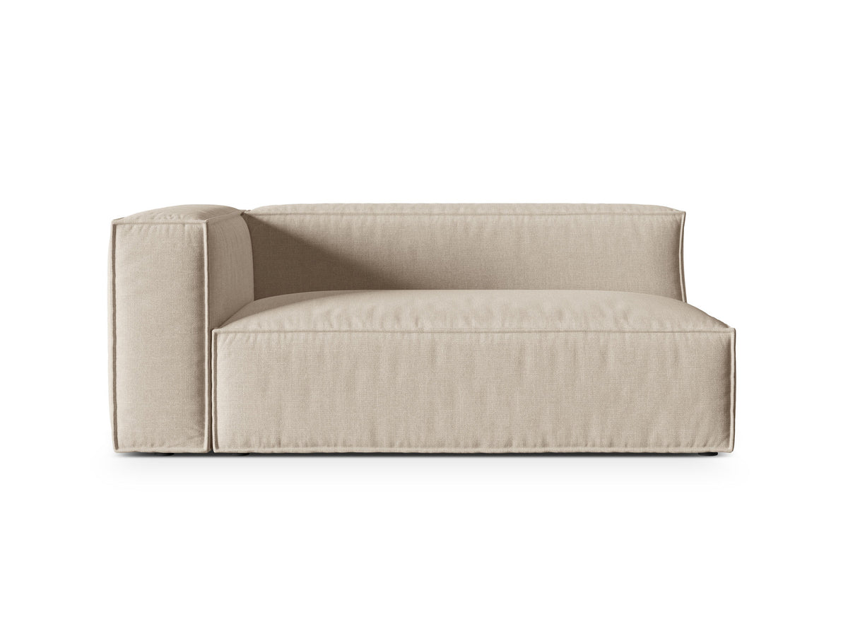 3-Sitzer Modulares Sofa links Nuria in Beige-Liberty präsentiert im Onlineshop von KAQTU Design AG. Modulares Sofa ist von Micadoni