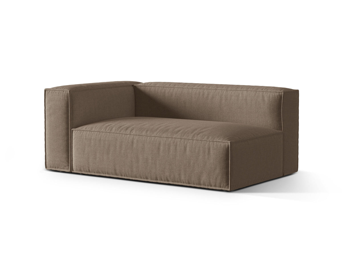 3-Sitzer Modulares Sofa links Nuria in Cappuccino-Liberty präsentiert im Onlineshop von KAQTU Design AG. Modulares Sofa ist von Micadoni