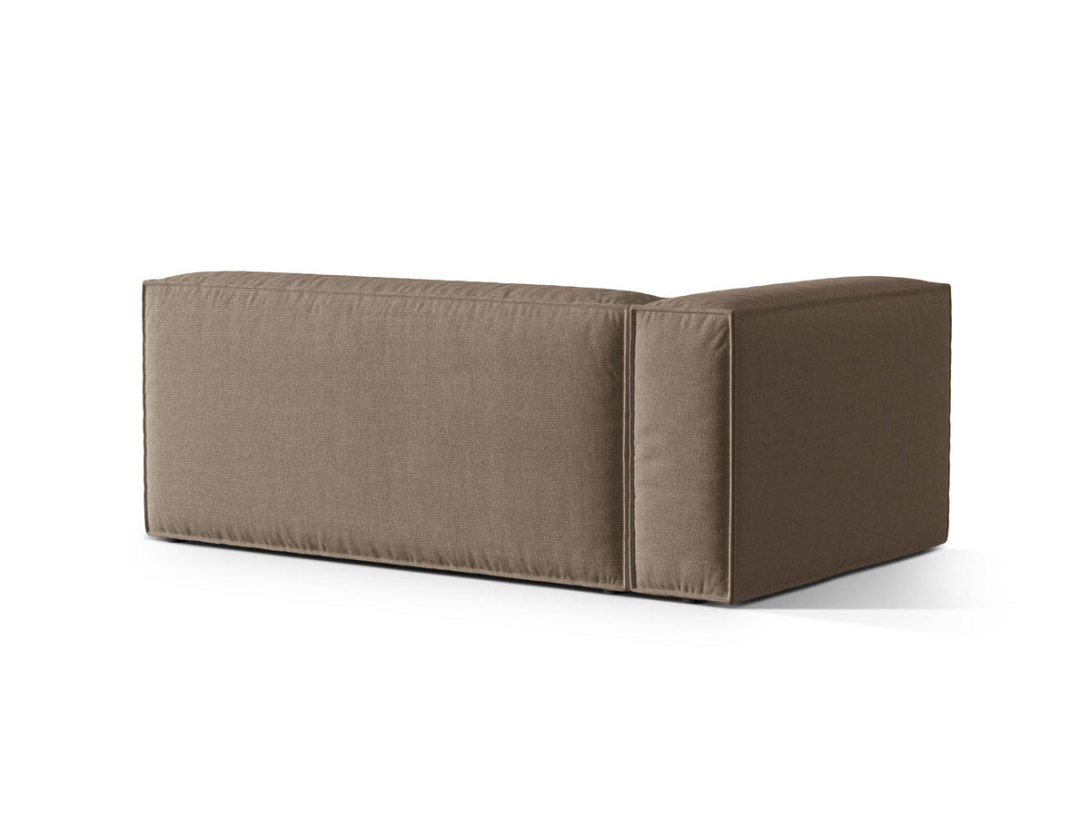 3-Sitzer Modulares Sofa links Nuria in Cappuccino-Liberty präsentiert im Onlineshop von KAQTU Design AG. Modulares Sofa ist von Micadoni