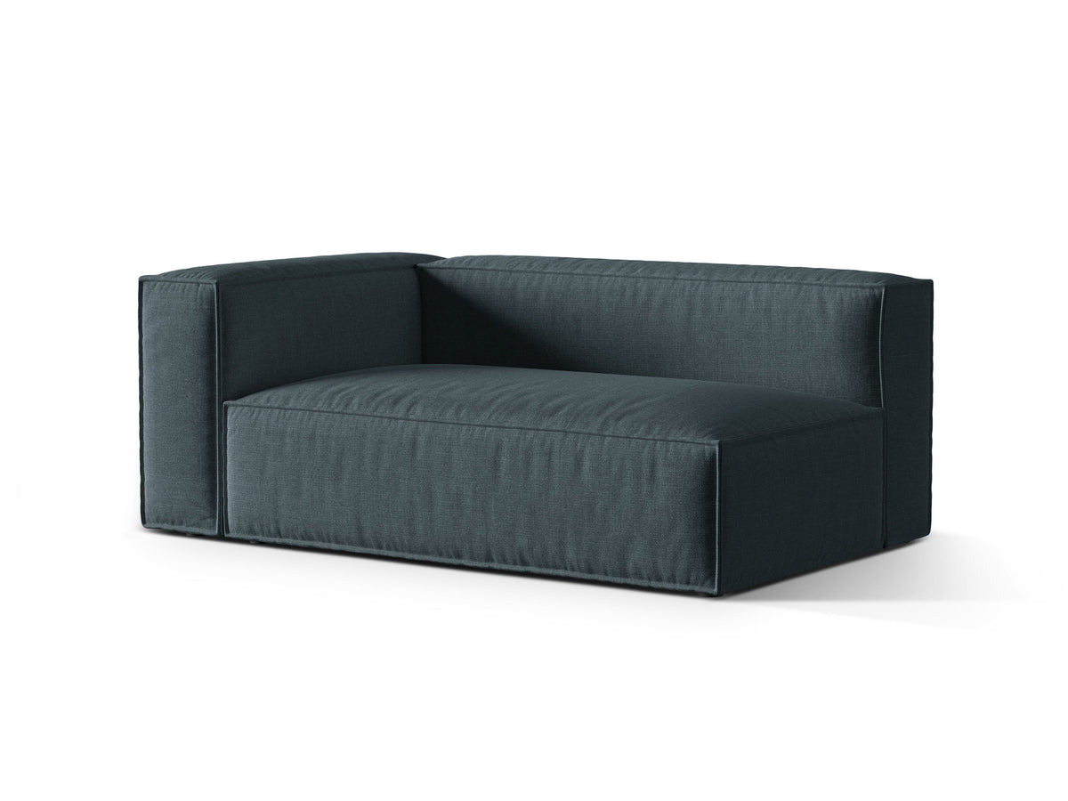 3-Sitzer Modulares Sofa links Nuria in Deep Petrol-Liberty präsentiert im Onlineshop von KAQTU Design AG. Modulares Sofa ist von Micadoni