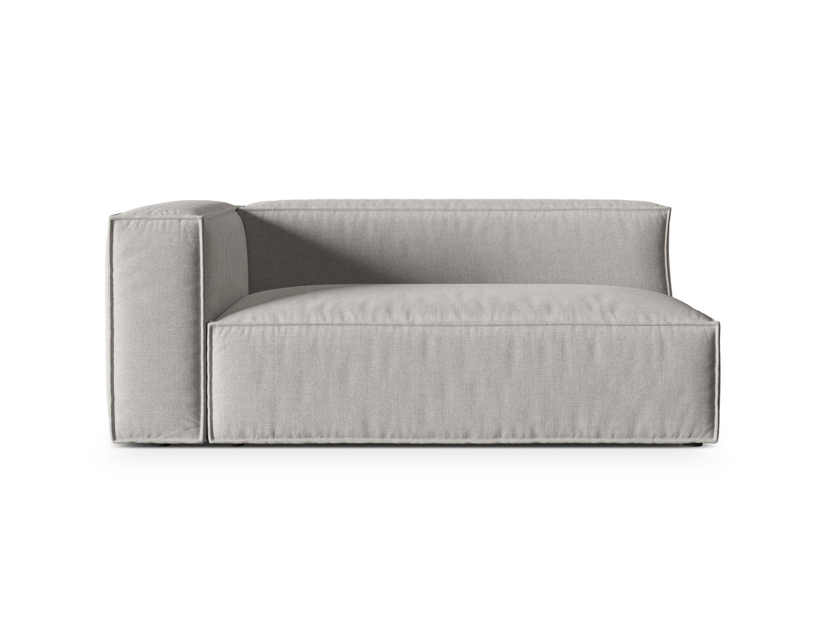 3-Sitzer Modulares Sofa links Nuria in Light Grey-Liberty präsentiert im Onlineshop von KAQTU Design AG. Modulares Sofa ist von Micadoni