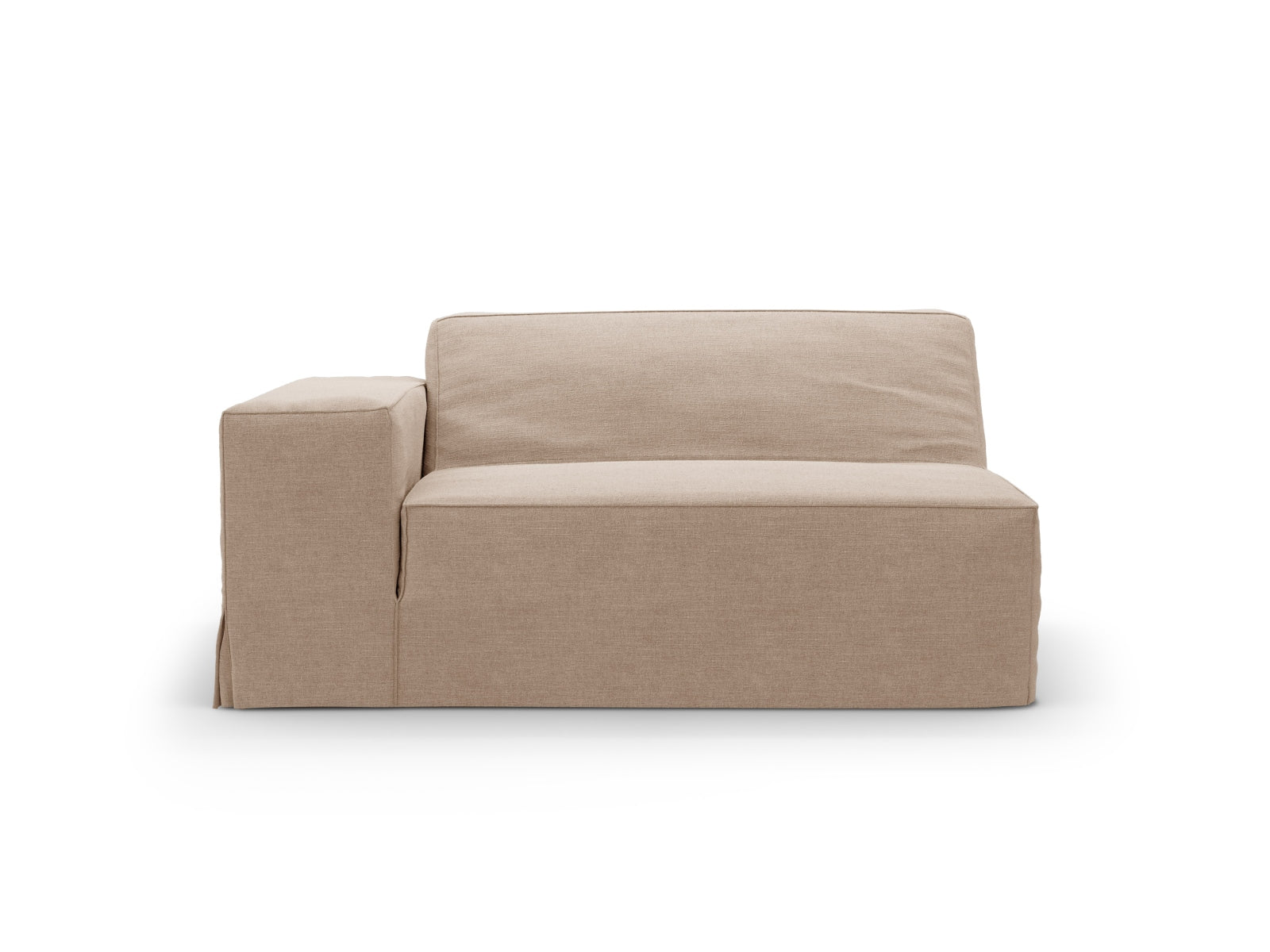 Stylischer linker 1-Sitzer Jodie Modul von Micadoni, perfekt für moderne Wohnkonzepte und gemütliche Rückzugsorte.