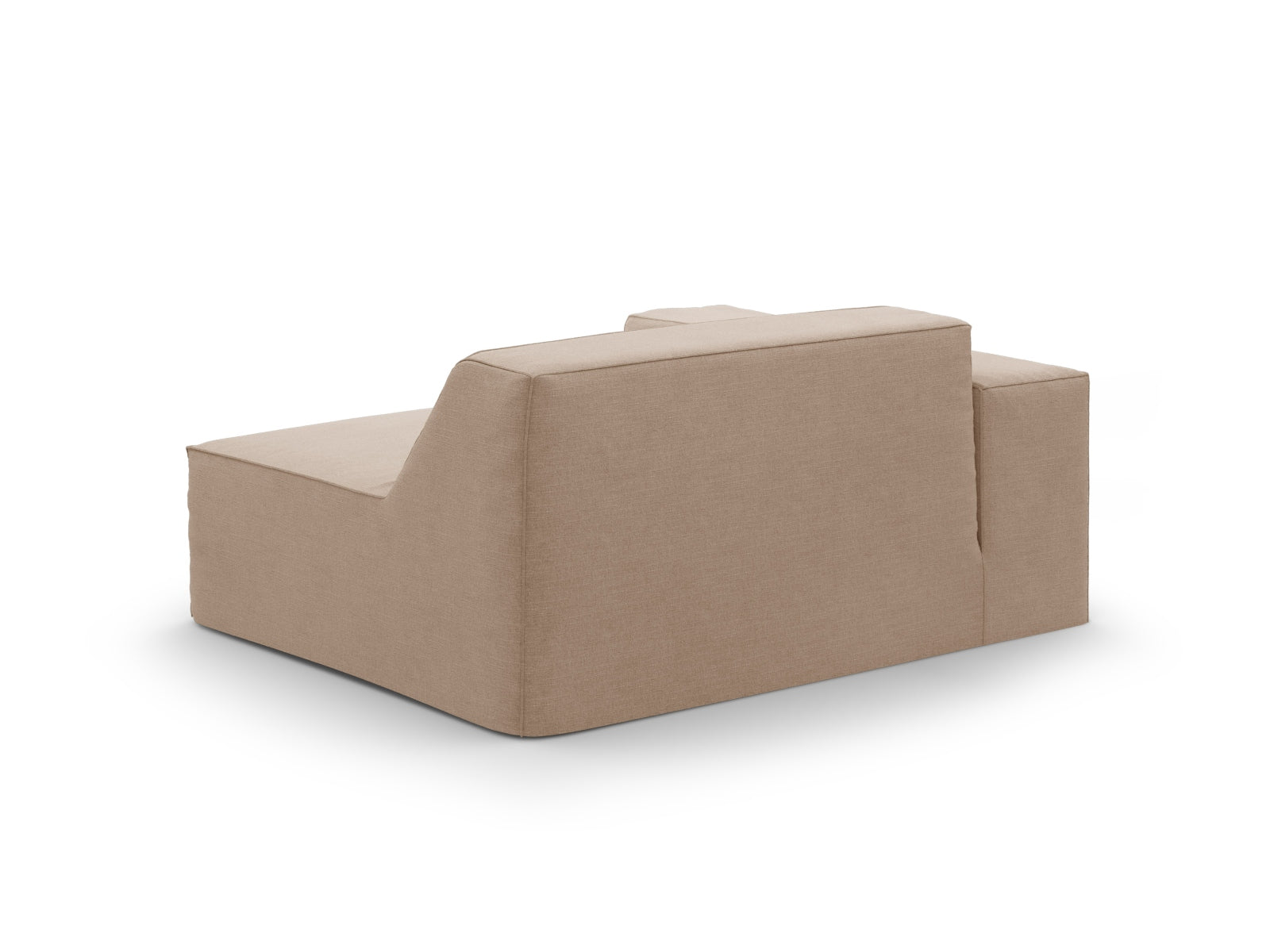 Eleganter linker 1-Sitzer Jodie Modul von Micadoni, ideal für stilvolle Wohnräume und entspannende Ecken.