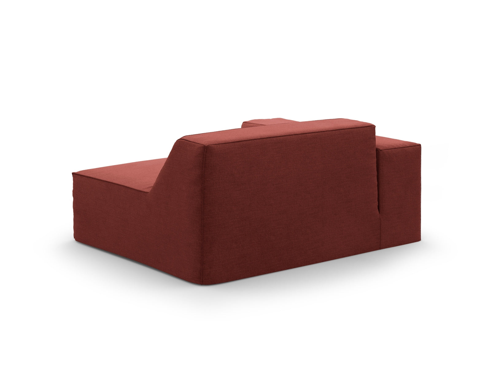 Eleganter Jodie Modul links 1 Sitzer in Cherrywood-LINS, ideal für moderne Wohnräume. Komfortabel und stilvoll, ein Blickfang für jedes Zuhause.