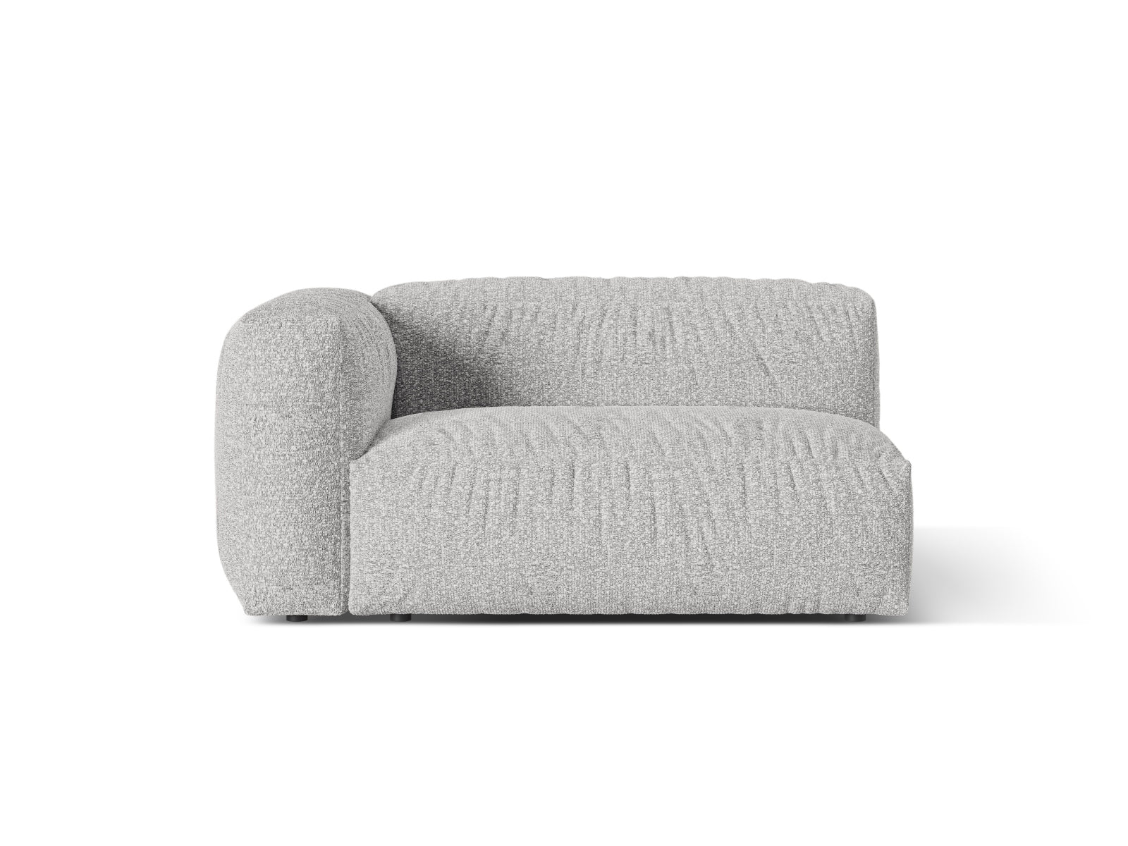 Doppelsitz-Sofa links Martina in Silver-Monet präsentiert im Onlineshop von KAQTU Design AG. Modulares Sofa ist von Micadoni