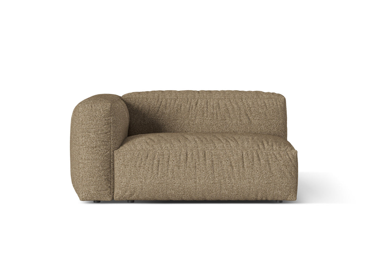 Doppelsitz-Sofa links Martina in Cappuccino-Monet präsentiert im Onlineshop von KAQTU Design AG. Modulares Sofa ist von Micadoni