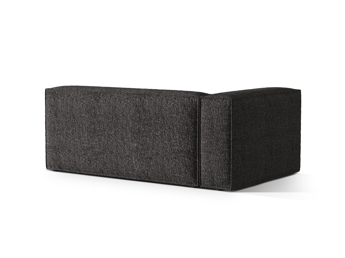 Nuria Boucle Modular Sofa links 3 Sitzer in Anthracite-Monet präsentiert im Onlineshop von KAQTU Design AG. Modulares Sofa ist von Micadoni