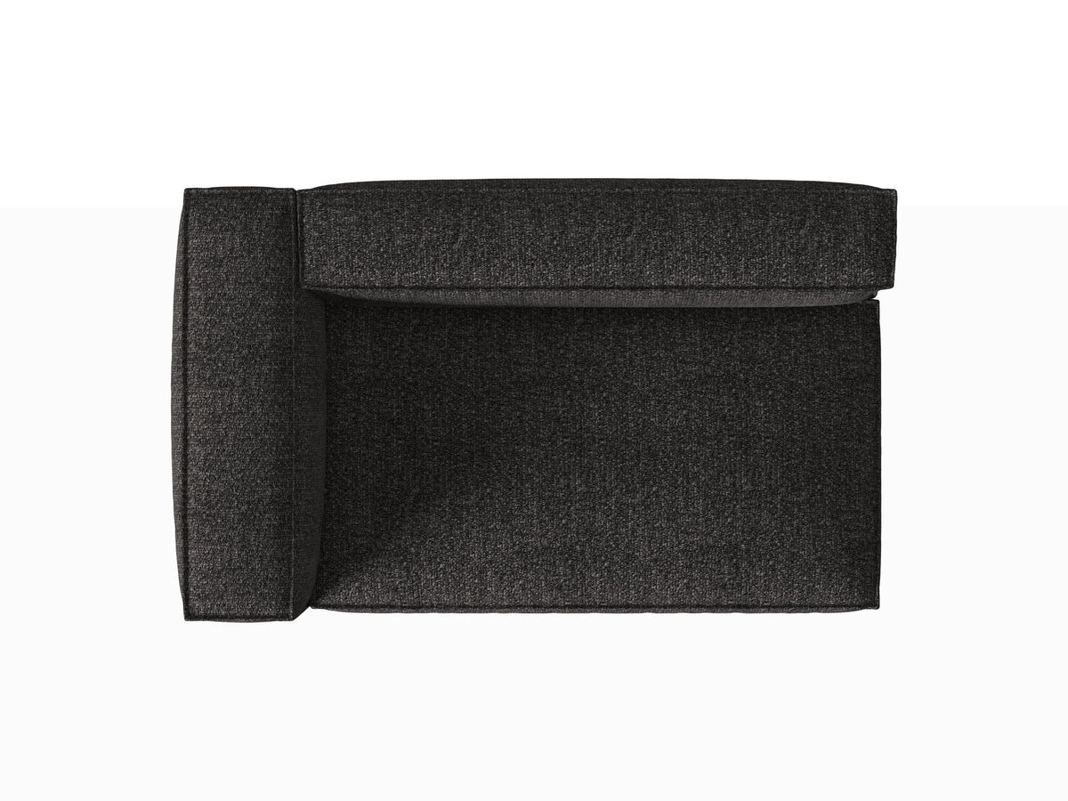Nuria Boucle Modular Sofa links 3 Sitzer in Anthracite-Monet präsentiert im Onlineshop von KAQTU Design AG. Modulares Sofa ist von Micadoni