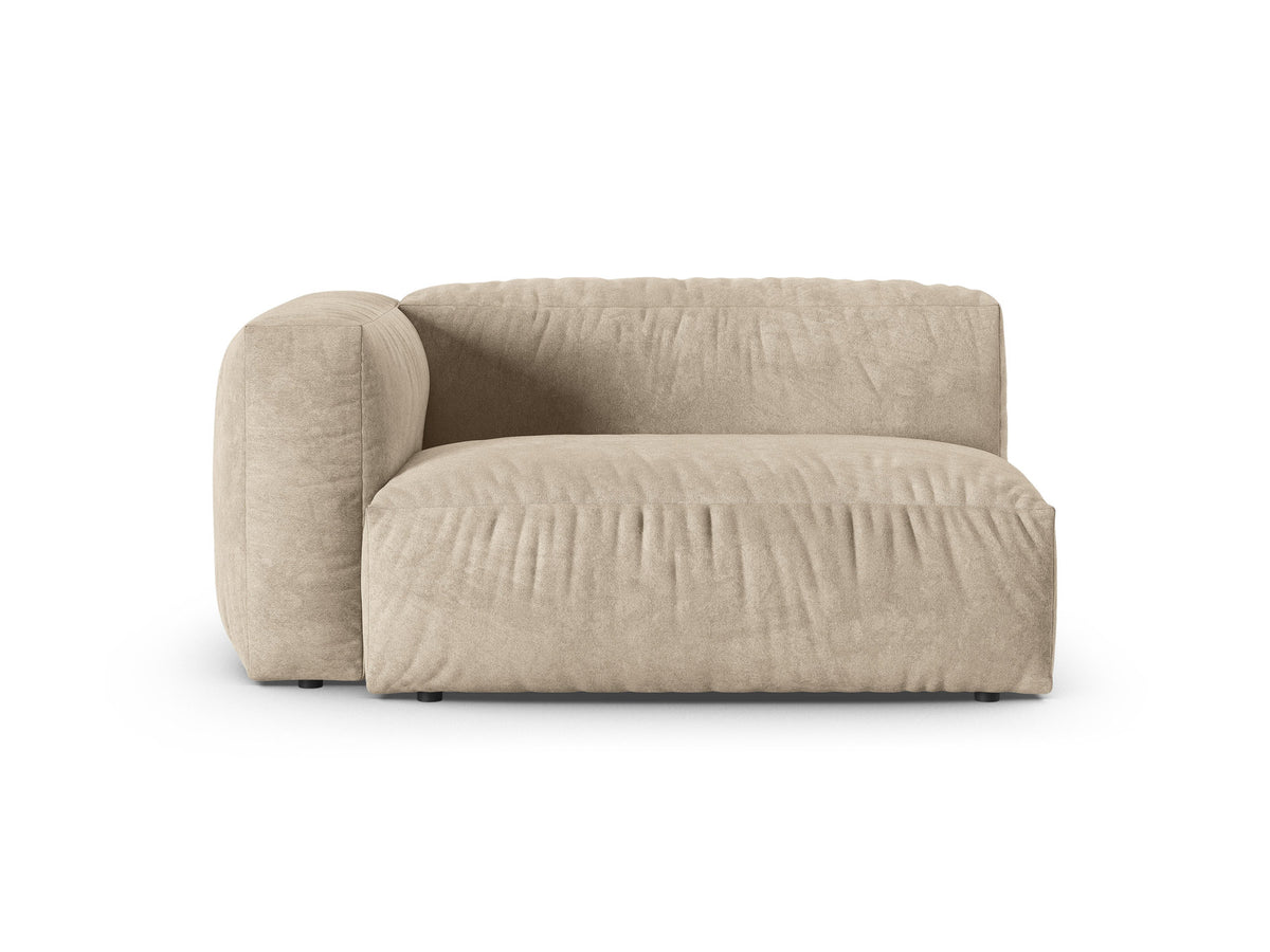 Doppelsitz-Sofa links XL Martina in Light Beige-Vogue präsentiert im Onlineshop von KAQTU Design AG. Modulares Sofa ist von Micadoni