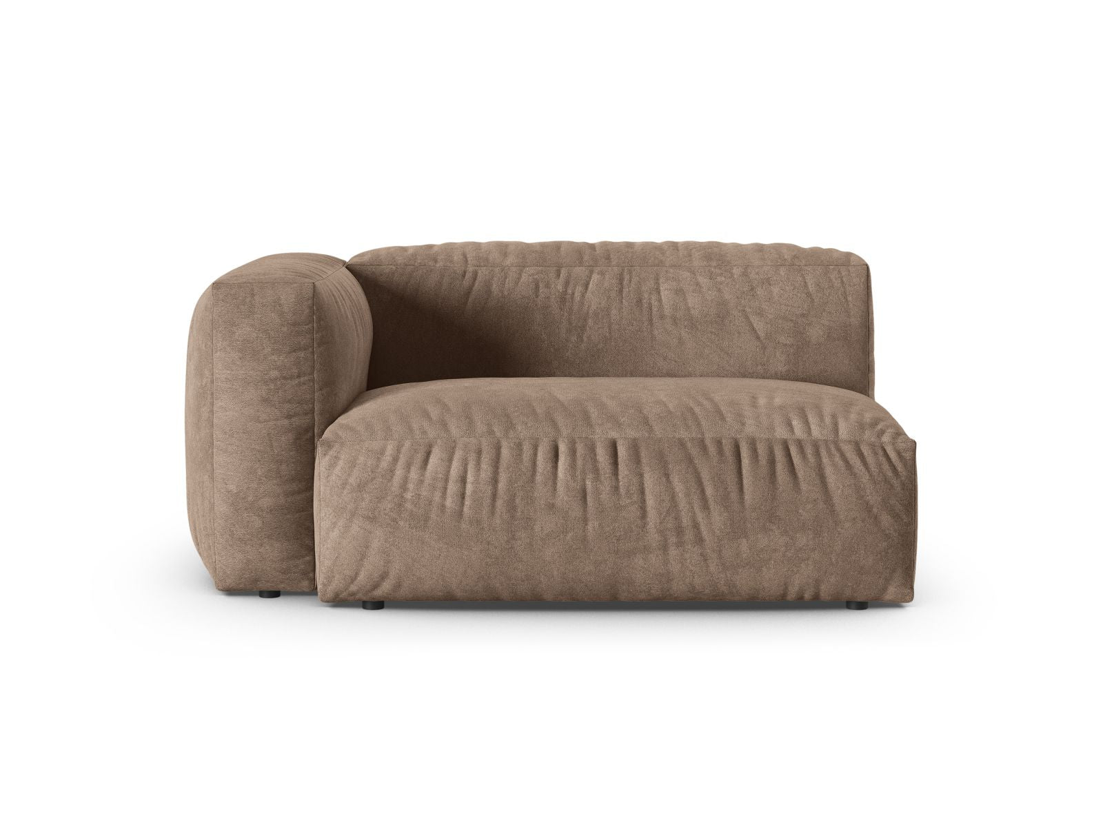Doppelsitz-Sofa links XL Martina in Dark Beige-Vogue präsentiert im Onlineshop von KAQTU Design AG. Modulares Sofa ist von Micadoni