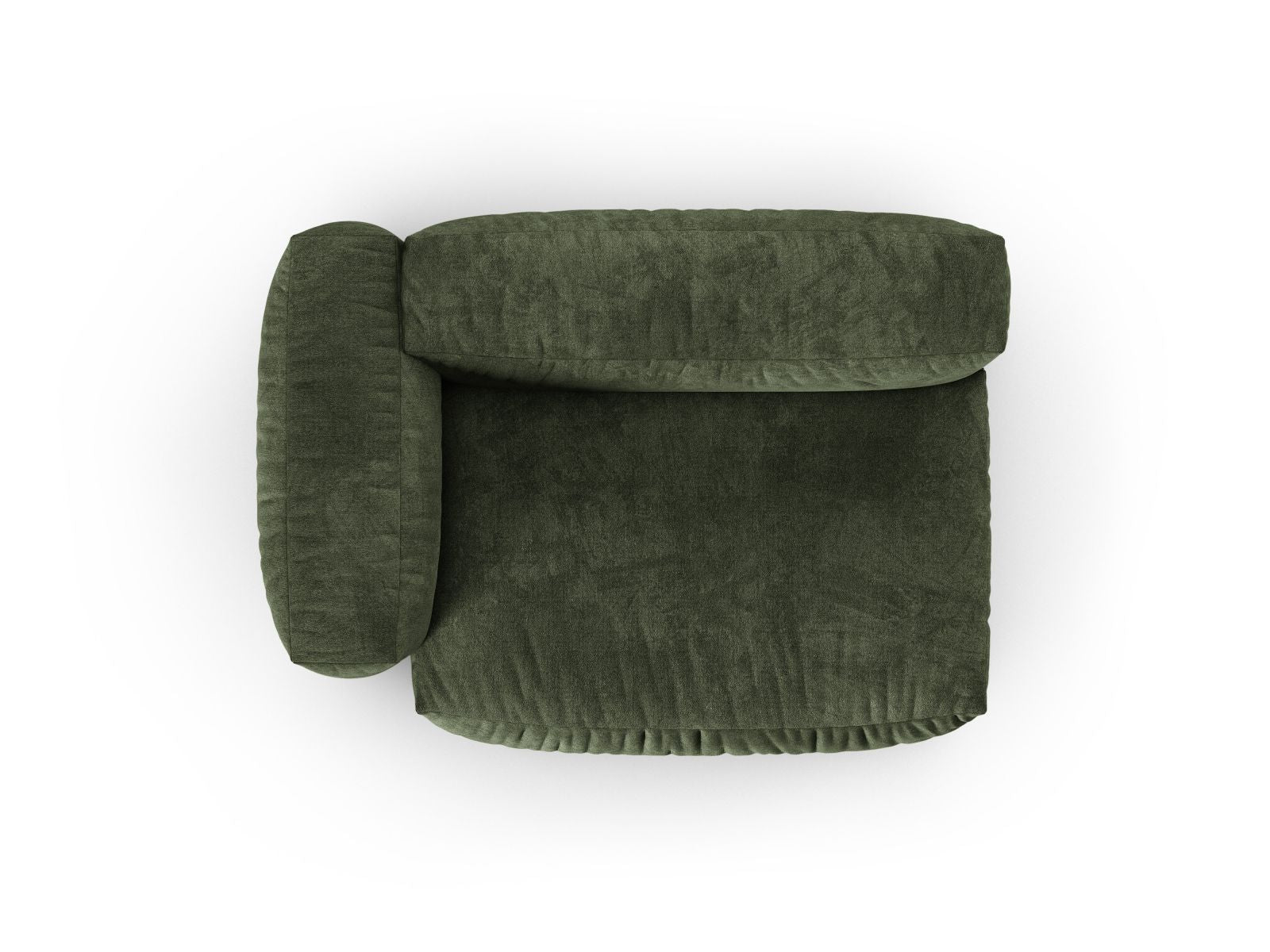 Stilvolles XL Doppelsitz-Sofa links Martina in Green-Vogue, perfekt für moderne Wohnräume. Bequem und elegant, gefertigt von Micadoni.