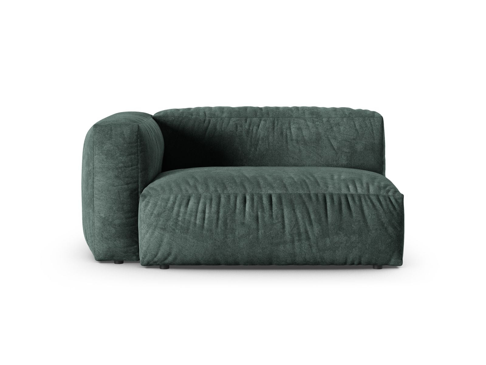 Doppelsitz-Sofa links XL Martina in Petrol-Vogue präsentiert im Onlineshop von KAQTU Design AG. Modulares Sofa ist von Micadoni