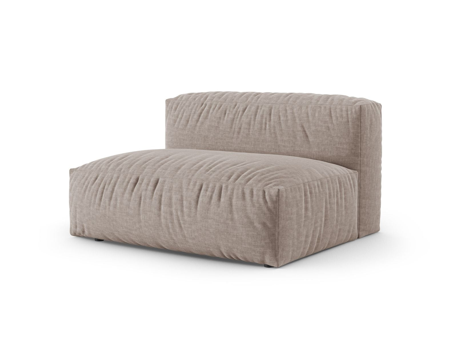 Elegantes Doppelsitz-Sofa links XL Martina in stilvollem Dunkelbeige, ideal für moderne Wohnräume und vielseitige Gestaltungsmöglichkeiten.