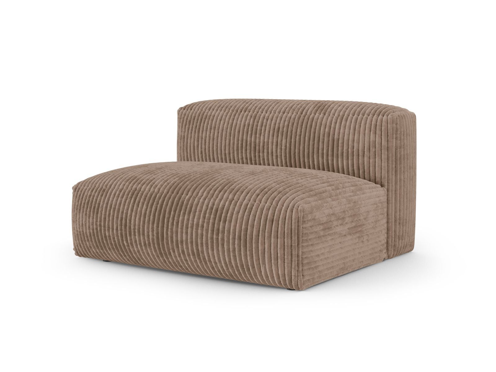 Elegantes XL Doppelsitz-Sofa links Martina in Acorn-Tilia, ideal für stilvolle Wohnräume. Modulares Design von Micadoni.