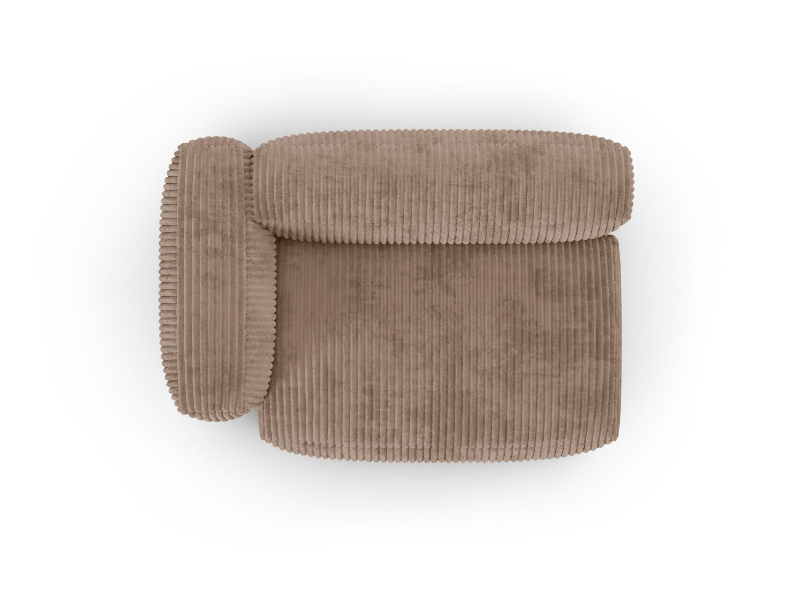 Modernes XL Doppelsitz-Sofa links Martina in Acorn-Tilia, perfekt für gemütliche und stilvolle Wohnlandschaften. Modulares Sofa von Micadoni.