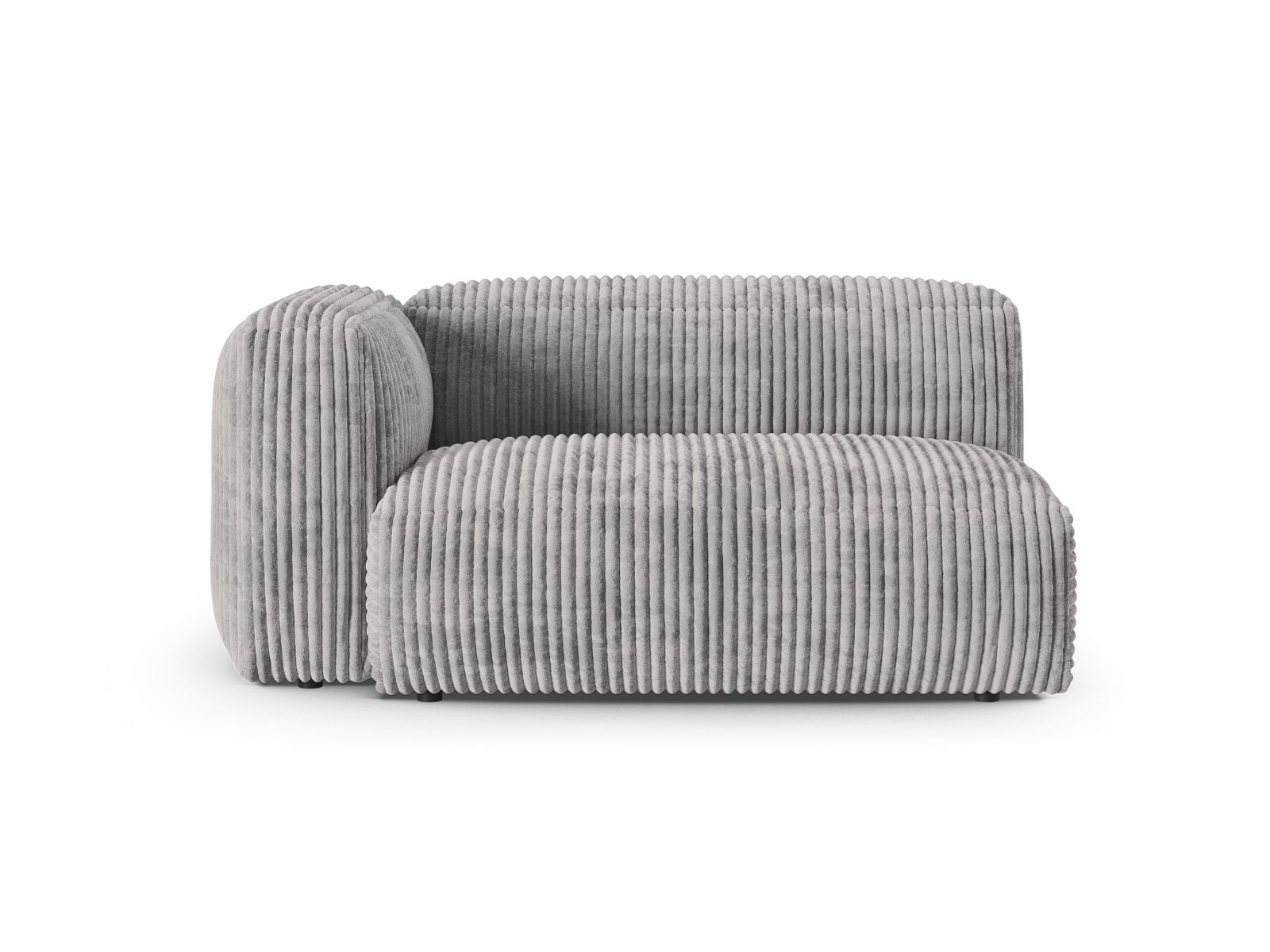 Doppelsitz-Sofa links XL Martina in Light Grey-Tilia präsentiert im Onlineshop von KAQTU Design AG. Modulares Sofa ist von Micadoni