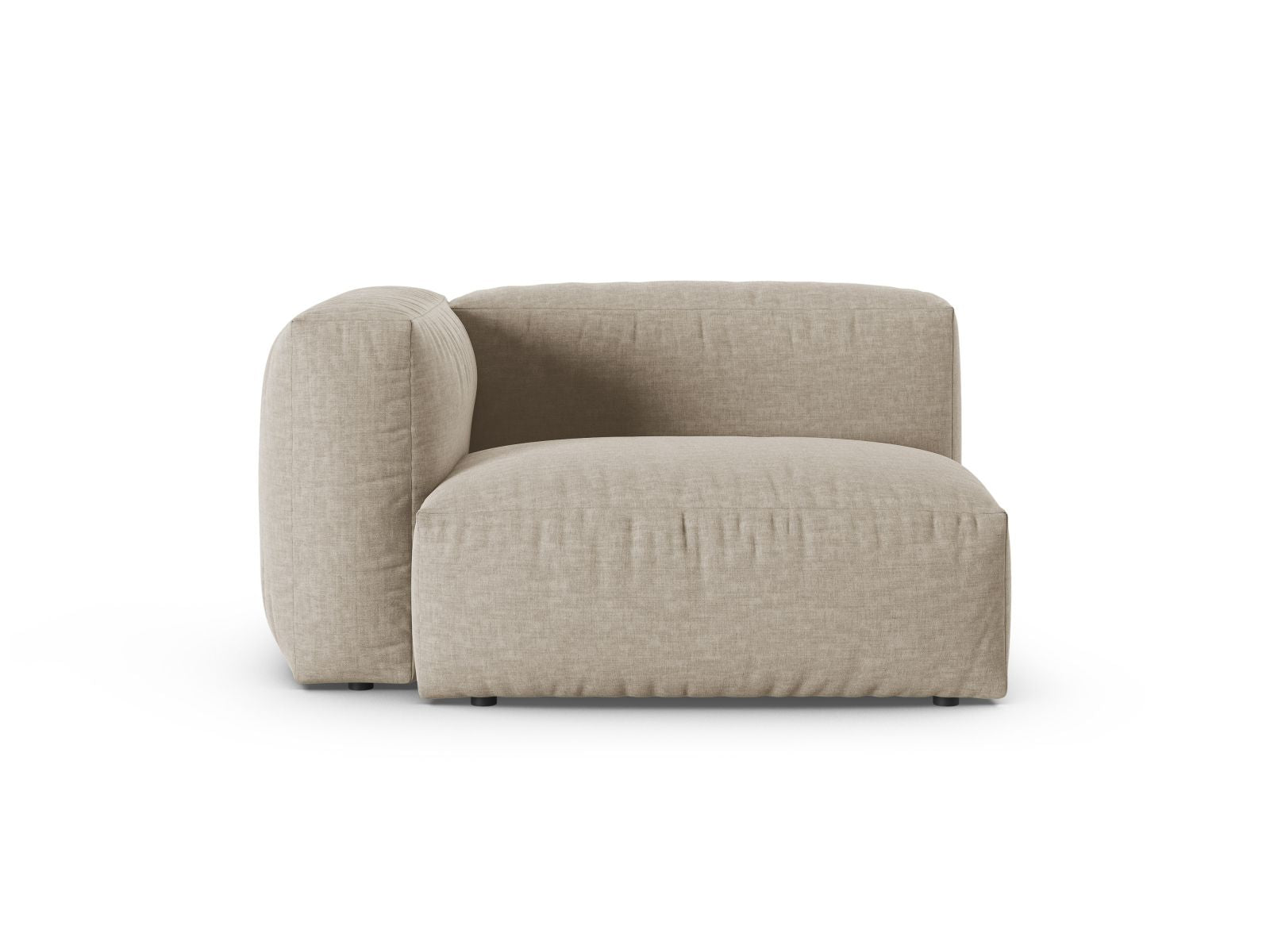 1-Sitzer Sofa Martina Wide XL links in Light Beige-Boston präsentiert im Onlineshop von KAQTU Design AG. Modulares Sofa ist von Micadoni