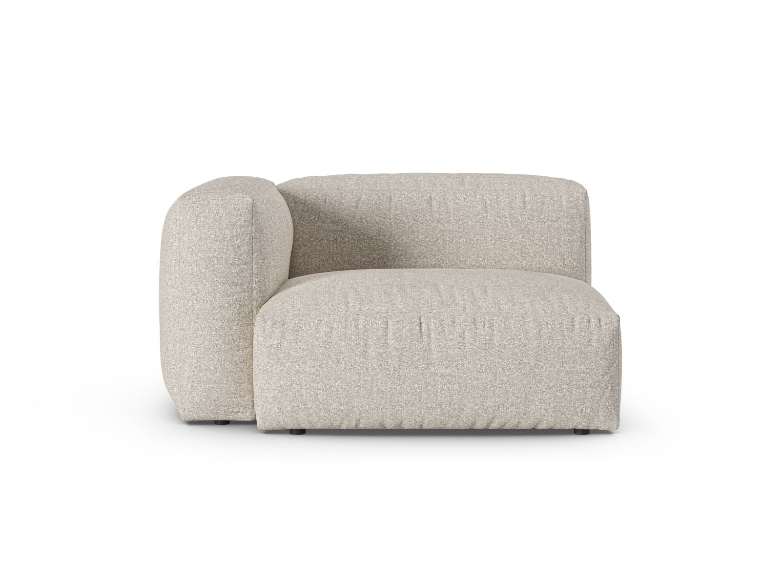 1-Sitzer Sofa Martina Wide XL links in Beige-Monet präsentiert im Onlineshop von KAQTU Design AG. Modulares Sofa ist von Micadoni