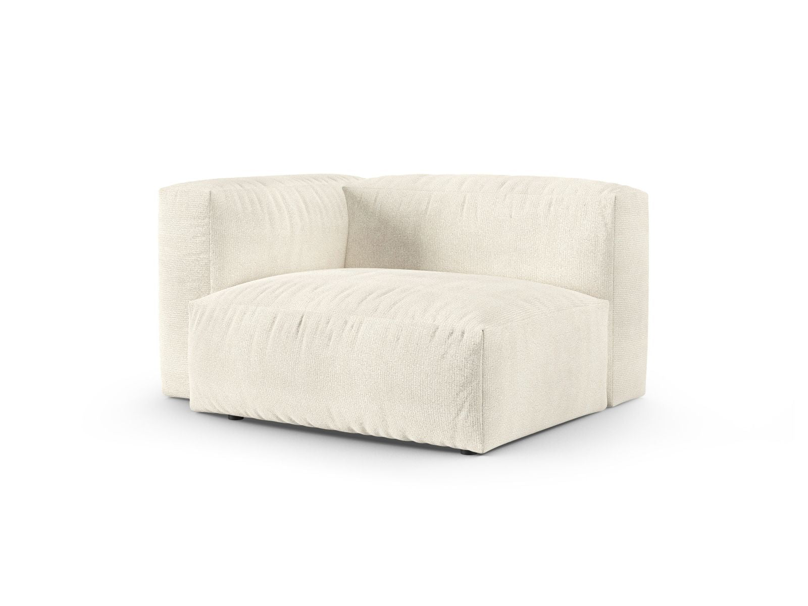 Elegantes 1-Sitzer Sofa Martina Wide XL in Ivory-Monet, ideal für stilvolle Wohnräume. Teil der modularen Sofa-Kollektion von Micadoni.