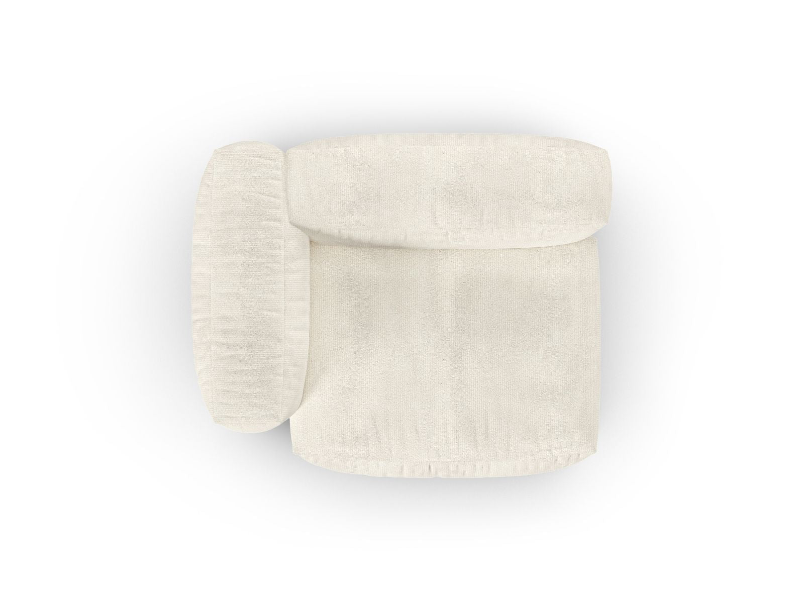 Modernes 1-Sitzer Sofa Martina Wide XL in Ivory-Monet, perfekt für gemütliche Ecken und stilvolle Einrichtung. Teil der modularen Kollektion von Micadoni.