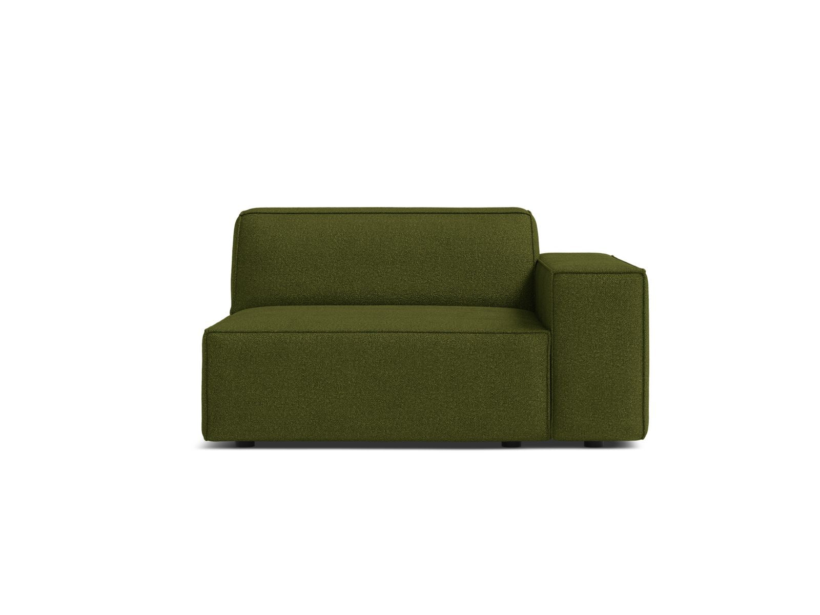 1-Sitzer Modul Rechts Jodie in Dark Olive Green-Baloo präsentiert im Onlineshop von KAQTU Design AG. Modulares Sofa ist von Micadoni