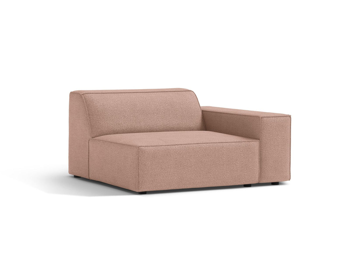 1-Sitzer Modul Rechts Jodie in Powder Pink-Baloo präsentiert im Onlineshop von KAQTU Design AG. Modulares Sofa ist von Micadoni