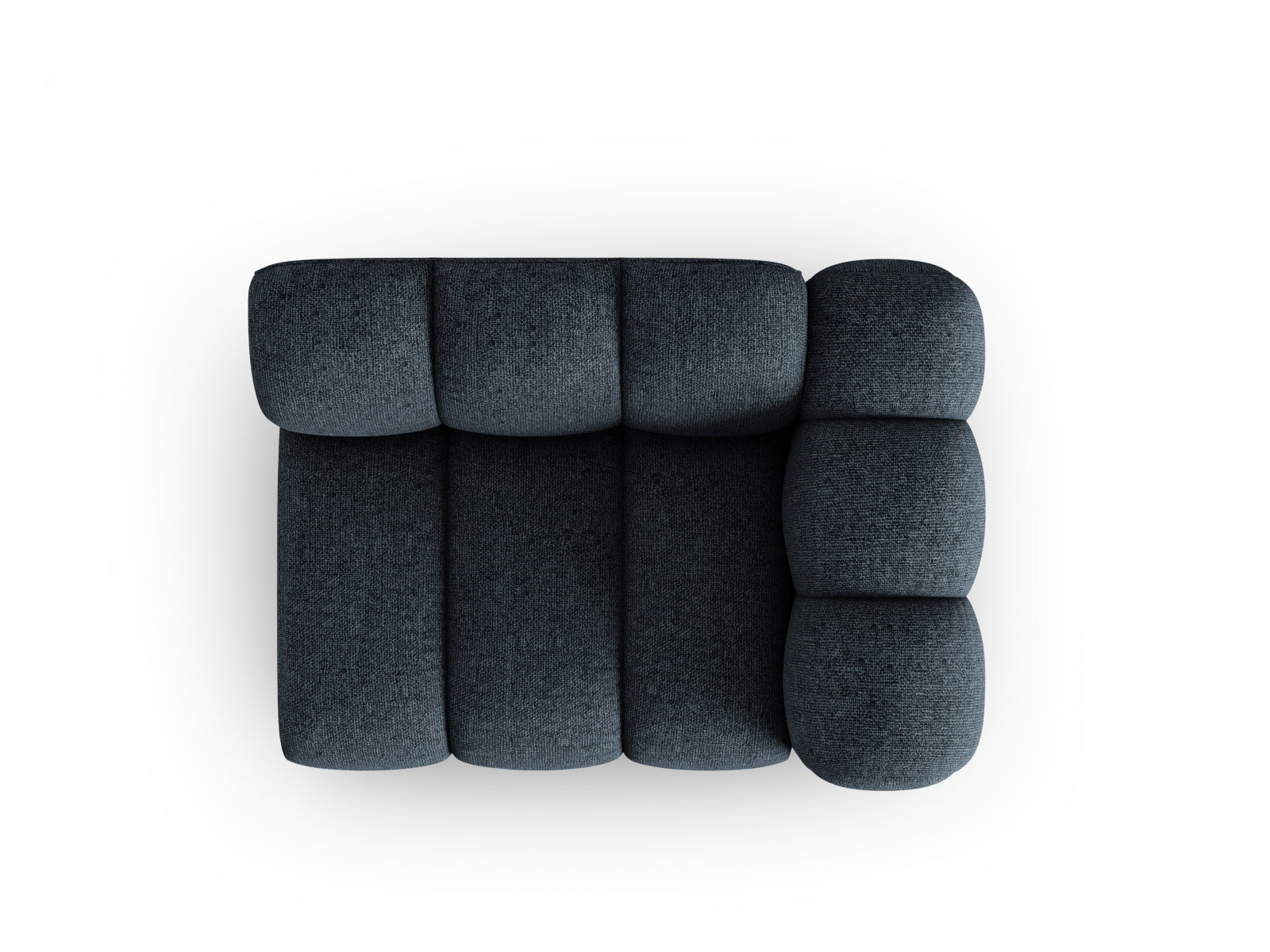 Lupine Modul rechts 1 Sitzer in Royal Blue präsentiert im Onlineshop von KAQTU Design AG. Modulares Sofa ist von Micadoni
