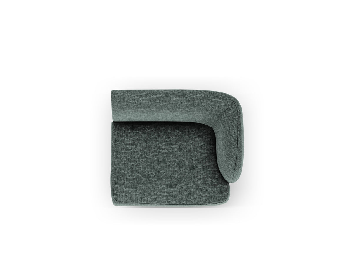 Miley Modul rechts 1 Sitzer in Petrol-Haga präsentiert im Onlineshop von KAQTU Design AG. Modulares Sofa ist von Micadoni