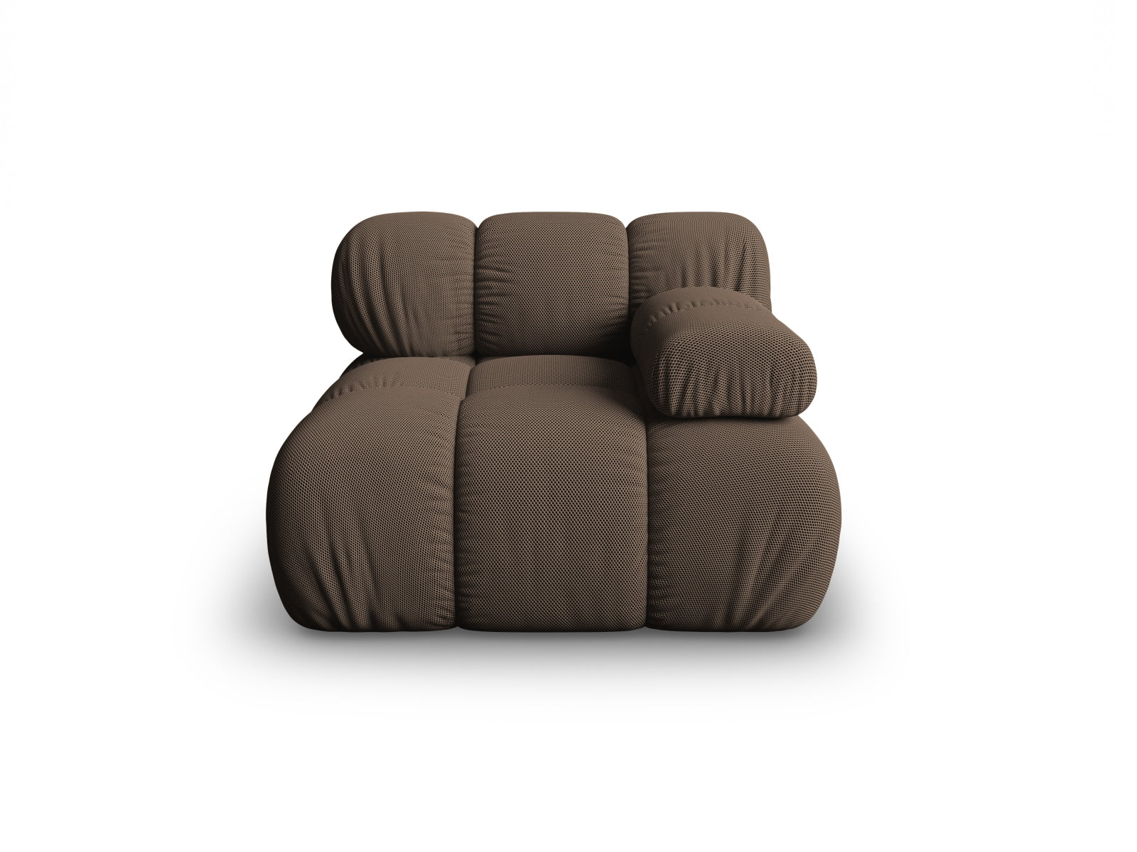 Bellis Modul rechts 1 Sitzer in Brown-Sonic präsentiert im Onlineshop von KAQTU Design AG. Modulares Sofa ist von Micadoni