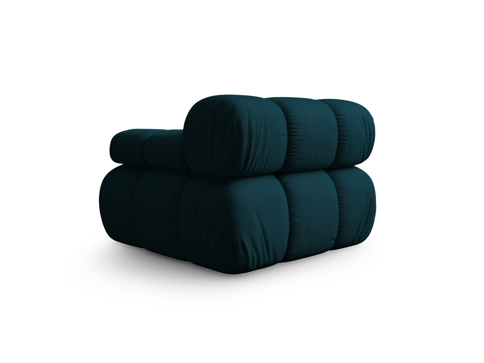 Elegantes Bellis Modul 1 Sitzer in Navy Blue, ideal für stilvolle Wohnräume. Teil der vielseitigen Sofaserie von Micadoni.