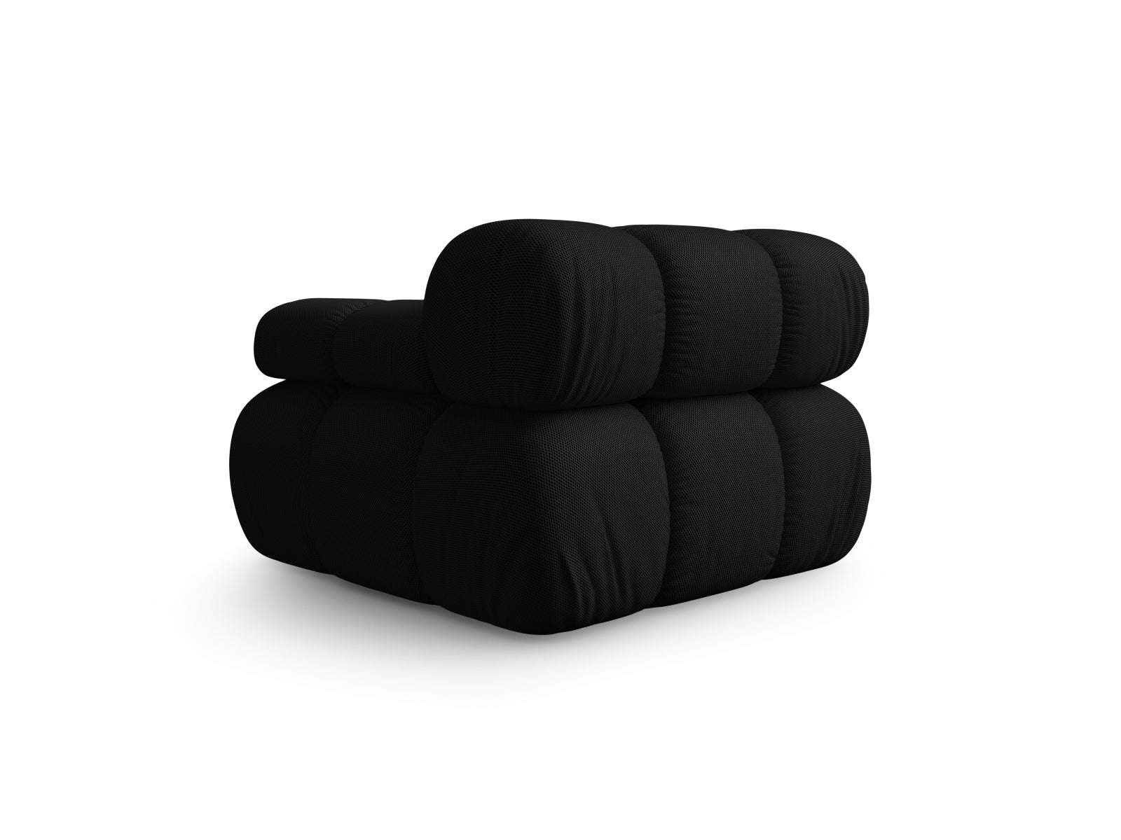 Elegantes Bellis Modul rechts 1 Sitzer in Black-Sonic, ideal für kreative Raumlösungen und stilvolle Einrichtungsideen.