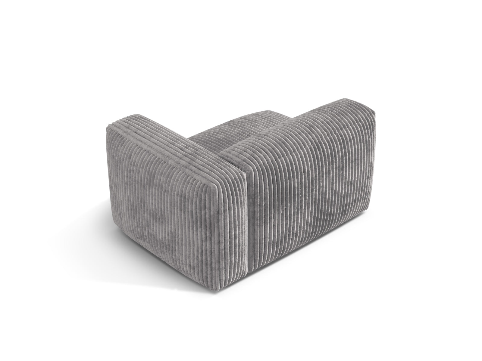 Martina Modul rechts 1 Sitzer in Light Grey präsentiert im Onlineshop von KAQTU Design AG. Modulares Sofa ist von Micadoni