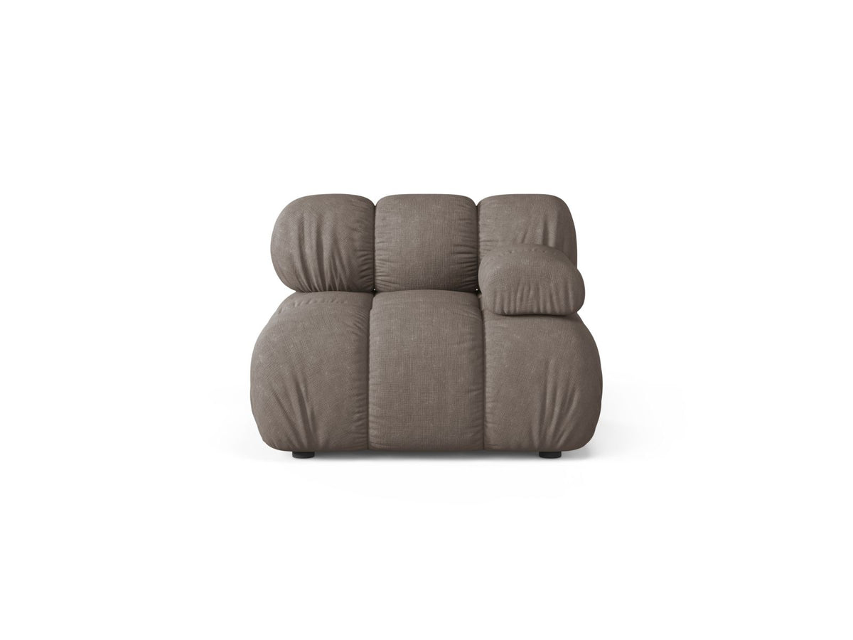 1-Sitzer Modul rechts Bellis in Cappuccino-Liberty präsentiert im Onlineshop von KAQTU Design AG. Modulares Sofa ist von Micadoni
