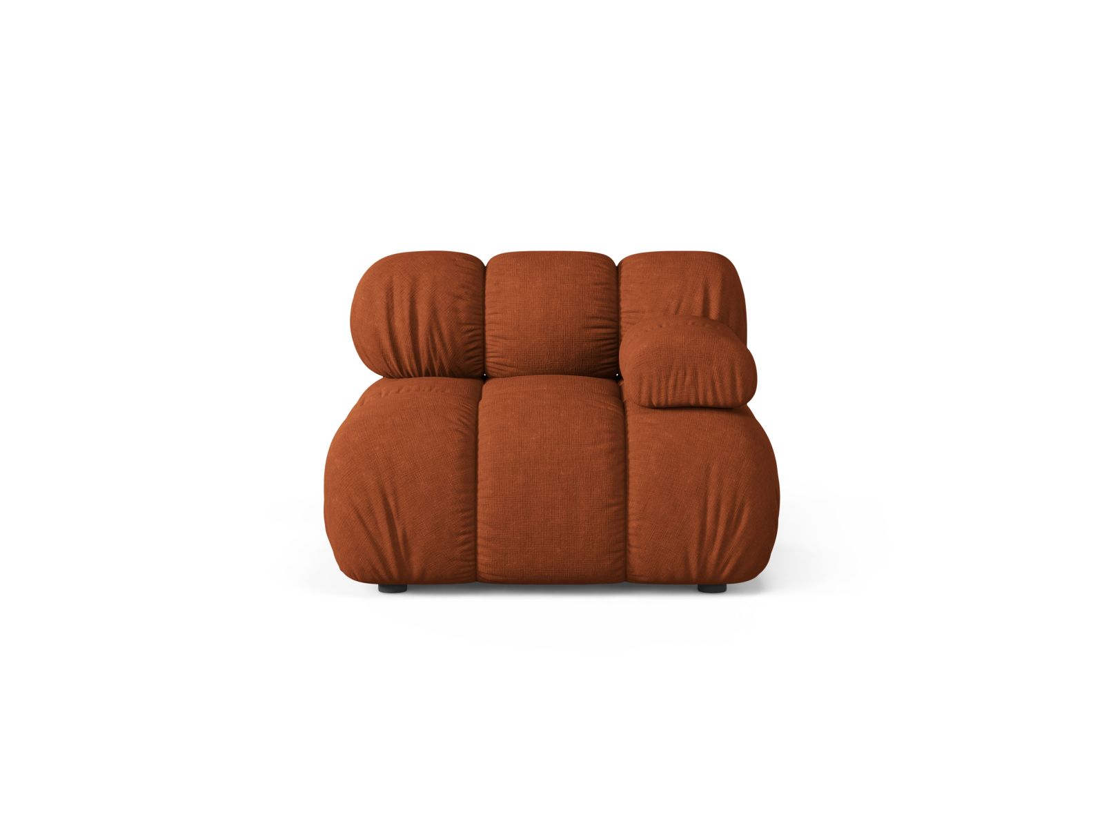 1-Sitzer Modul rechts Bellis in Brick-Liberty präsentiert im Onlineshop von KAQTU Design AG. Modulares Sofa ist von Micadoni