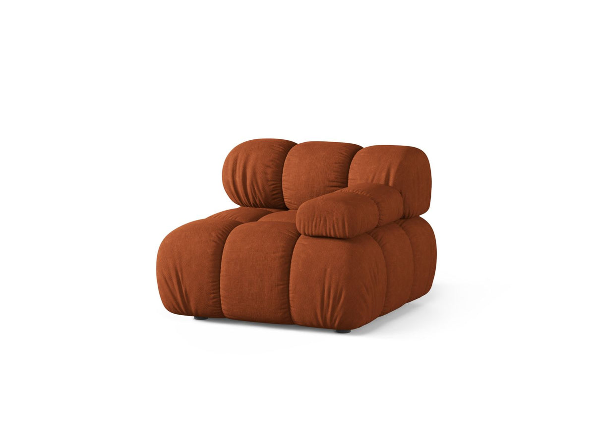 1-Sitzer Modul rechts Bellis in Brick-Liberty präsentiert im Onlineshop von KAQTU Design AG. Modulares Sofa ist von Micadoni