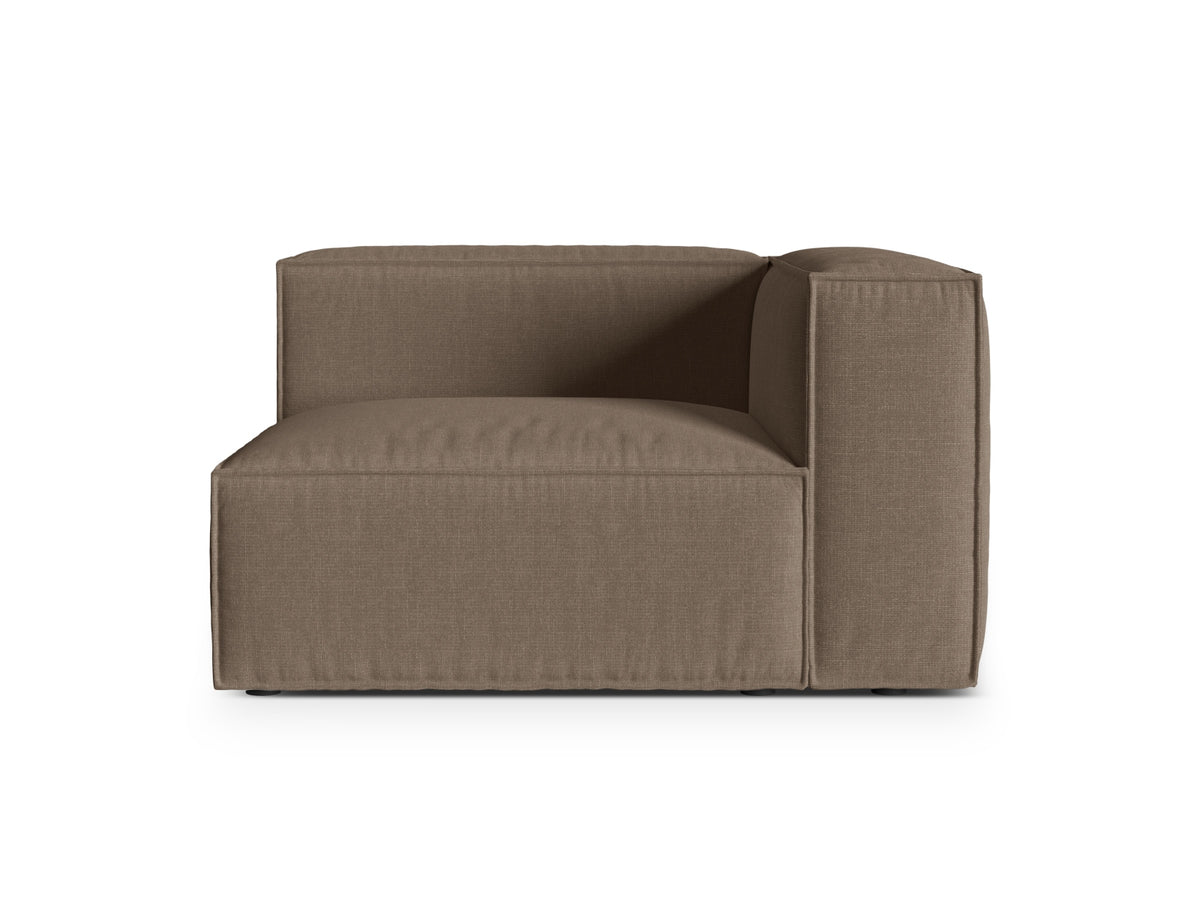 1-Sitzer Modular Sofa rechts Nuria in Cappuccino-Liberty präsentiert im Onlineshop von KAQTU Design AG. Modulares Sofa ist von Micadoni