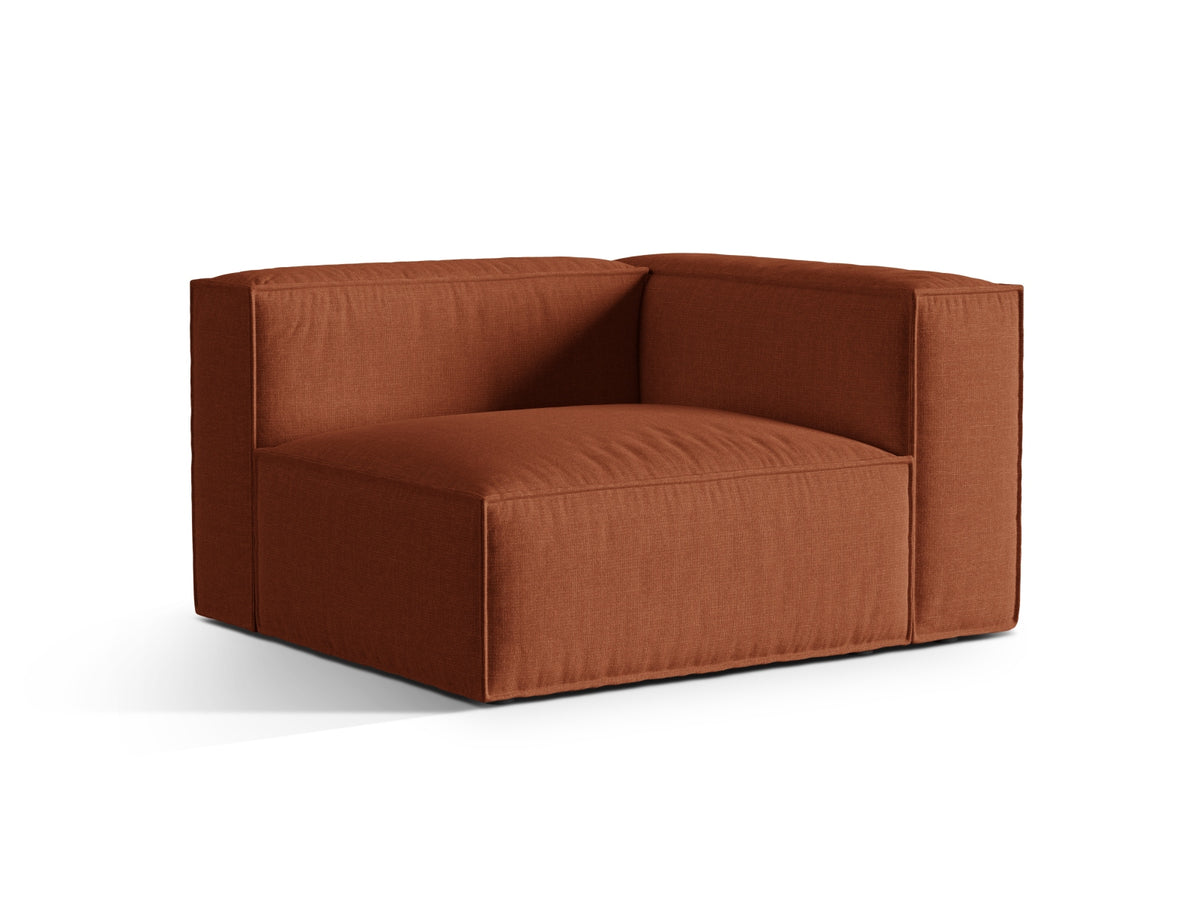 1-Sitzer Modular Sofa rechts Nuria in Brick-Liberty präsentiert im Onlineshop von KAQTU Design AG. Modulares Sofa ist von Micadoni