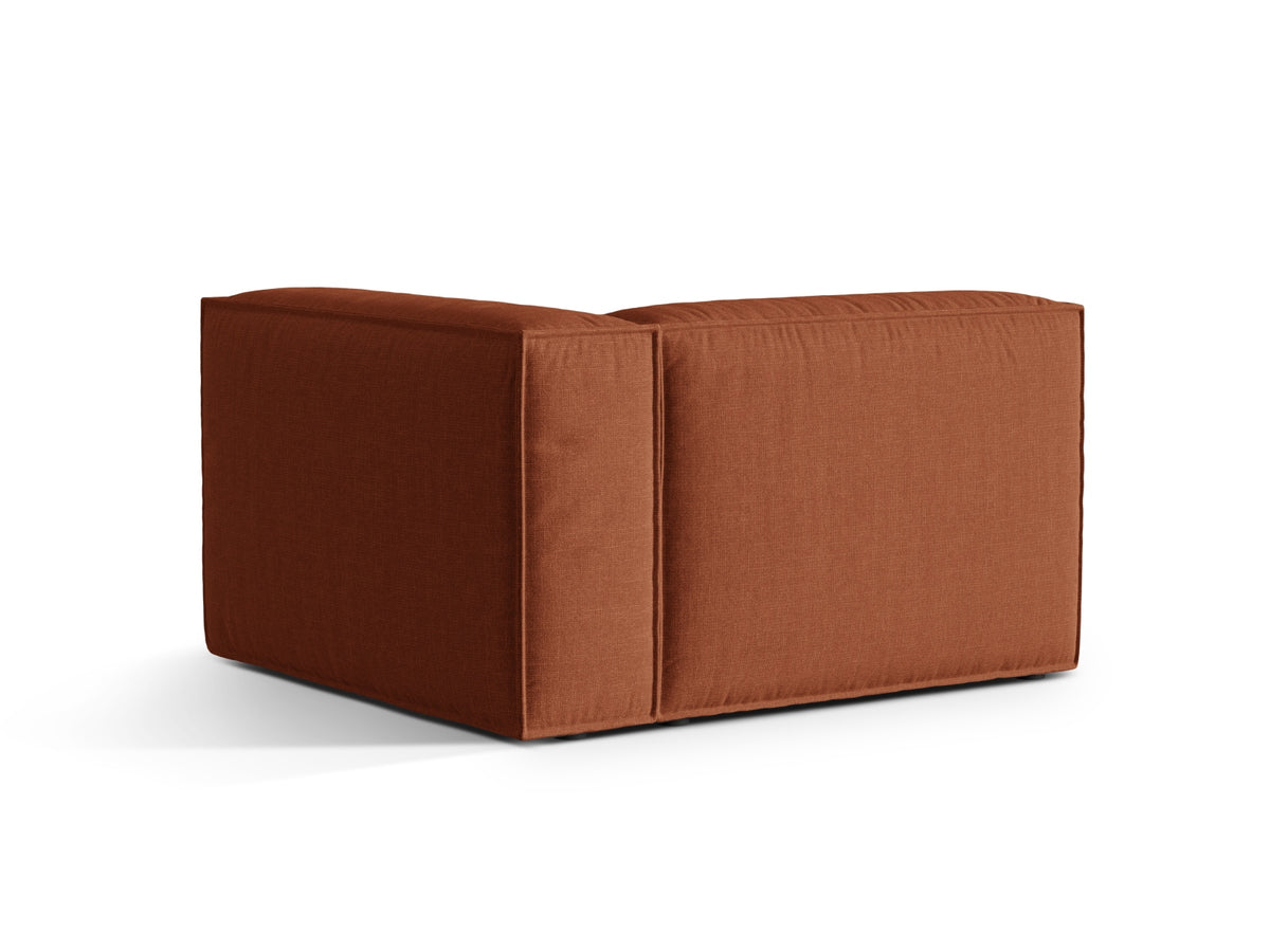 1-Sitzer Modular Sofa rechts Nuria in Brick-Liberty präsentiert im Onlineshop von KAQTU Design AG. Modulares Sofa ist von Micadoni