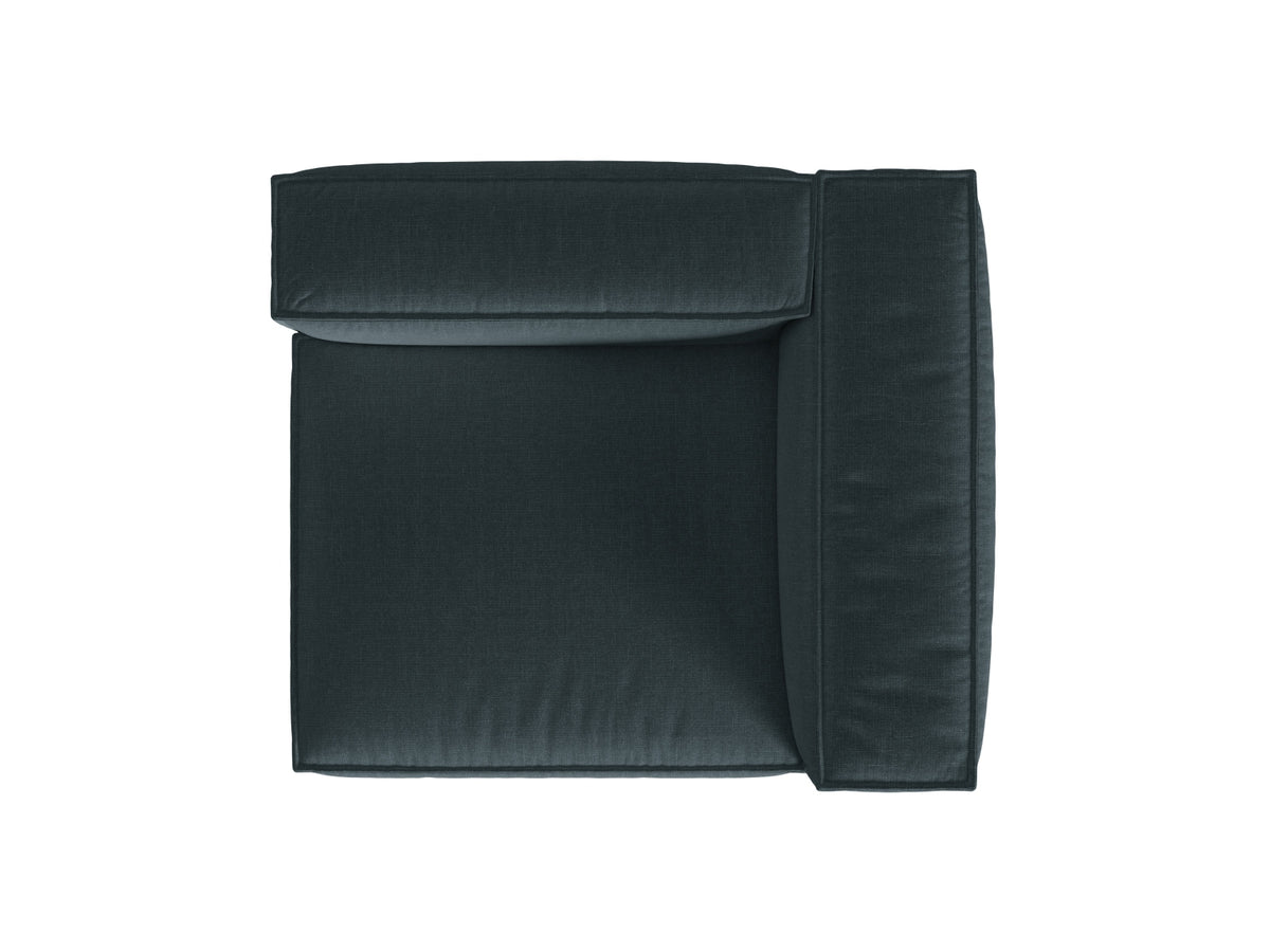 1-Sitzer Modular Sofa rechts Nuria in Deep Petrol-Liberty präsentiert im Onlineshop von KAQTU Design AG. Modulares Sofa ist von Micadoni