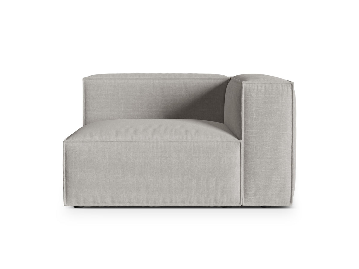 1-Sitzer Modular Sofa rechts Nuria in Light Grey-Liberty präsentiert im Onlineshop von KAQTU Design AG. Modulares Sofa ist von Micadoni