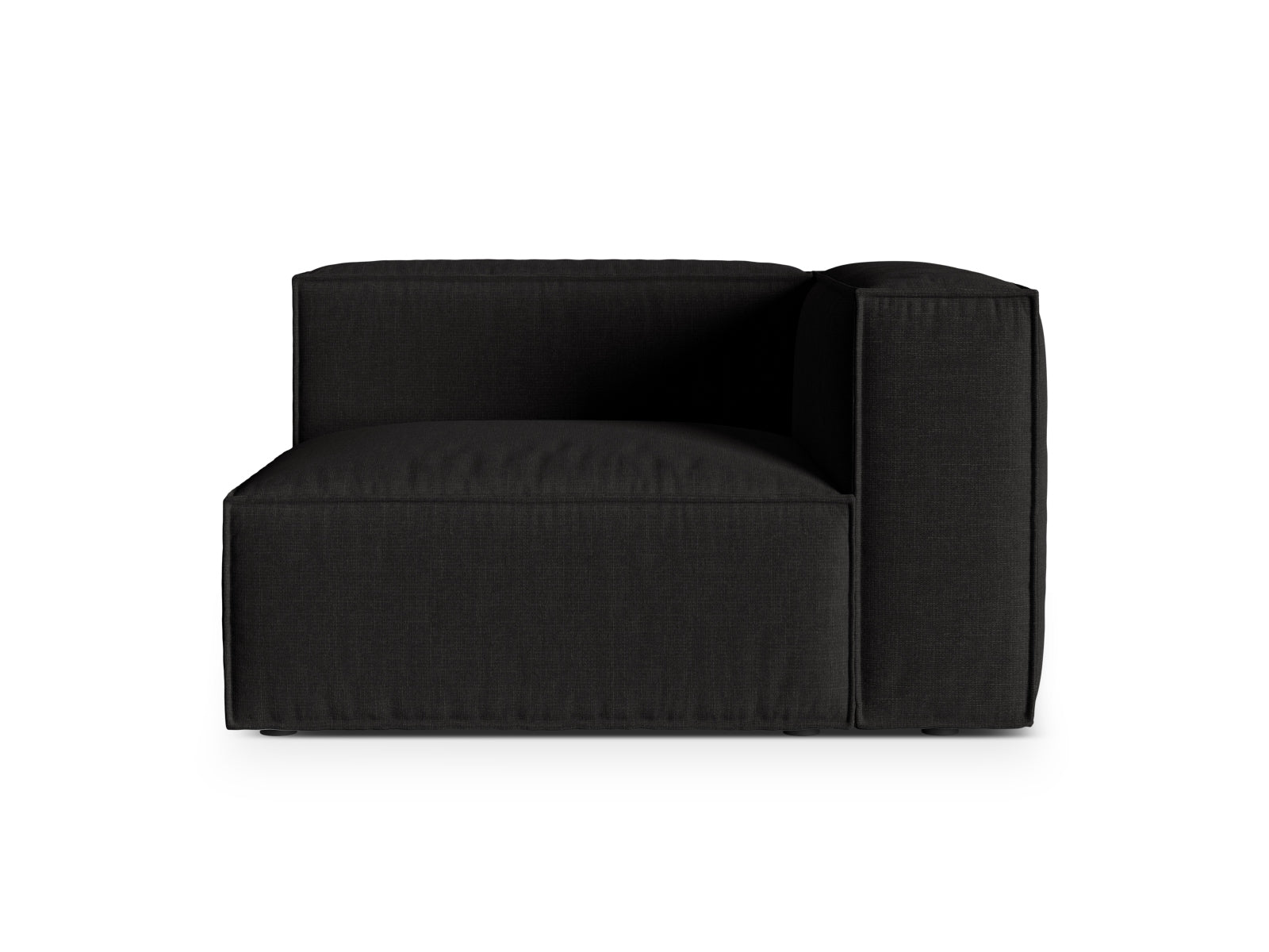 Nuria Modular Sofa rechts 1 Sitzer in Black präsentiert im Onlineshop von KAQTU Design AG. Modulares Sofa ist von Micadoni