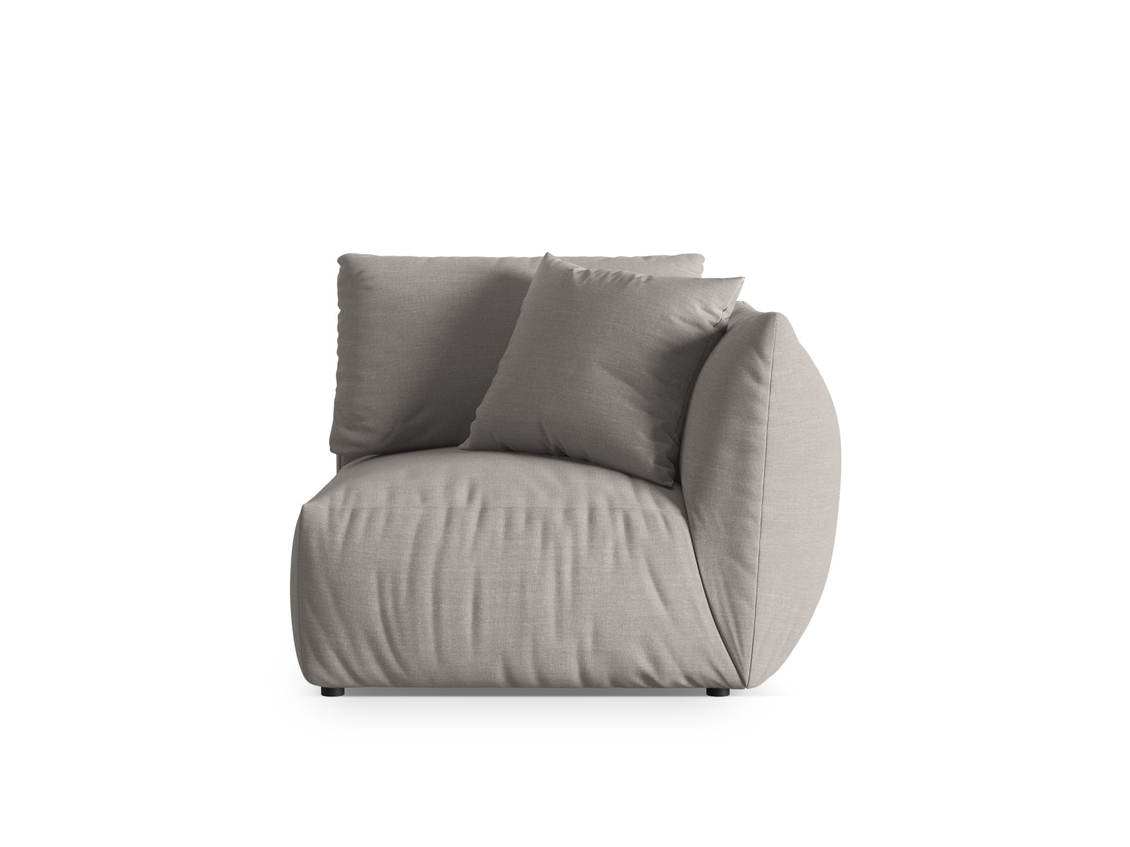 Chris Modul rechts 1 Sitzer in Natural präsentiert im Onlineshop von KAQTU Design AG. Modulares Sofa ist von Micadoni