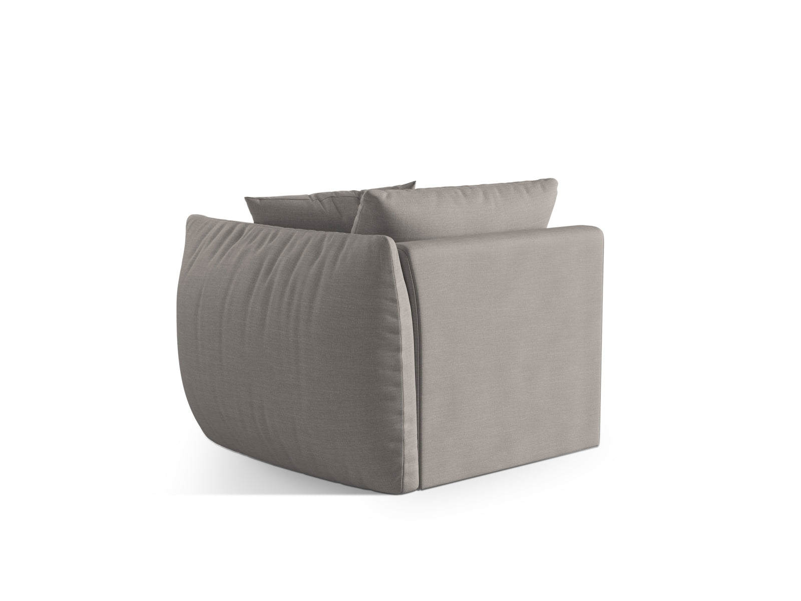 Elegantes 1-Sitzer-Modul "Chris" in Natural-LINS, perfekt für individuelle Sofa-Gestaltung und modernen Wohnstil.
