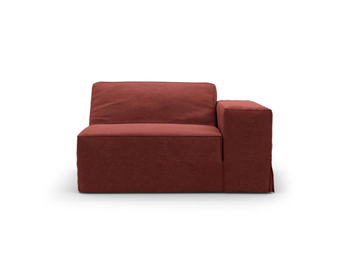Jodie Modul rechts 1 Sitzer mit abnehmbaren Bezug in Cherrywood-LINS präsentiert im Onlineshop von KAQTU Design AG. Modulares Sofa ist von Micadoni