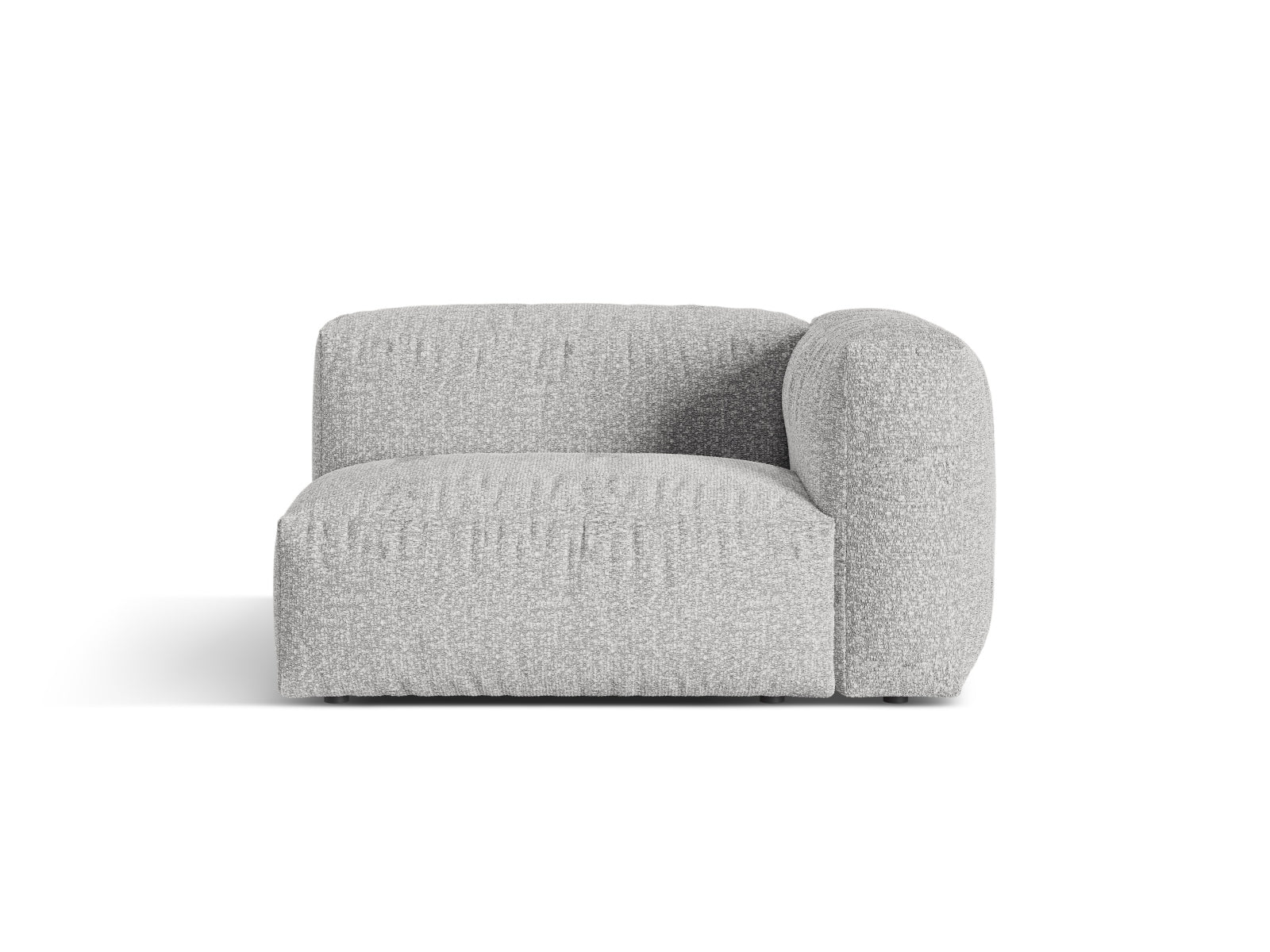 1-Sitzer Sofa Martina Wide rechts in Silver-Monet präsentiert im Onlineshop von KAQTU Design AG. Modulares Sofa ist von Micadoni