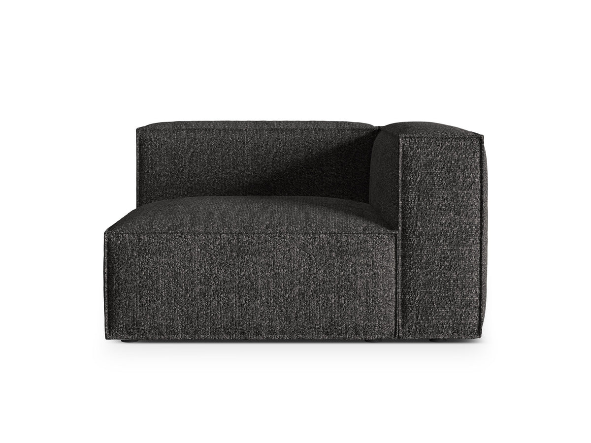 Nuria Boucle rechts Modular Sofa 1 Sitzer in Anthracite-Monet präsentiert im Onlineshop von KAQTU Design AG. Modulares Sofa ist von Micadoni